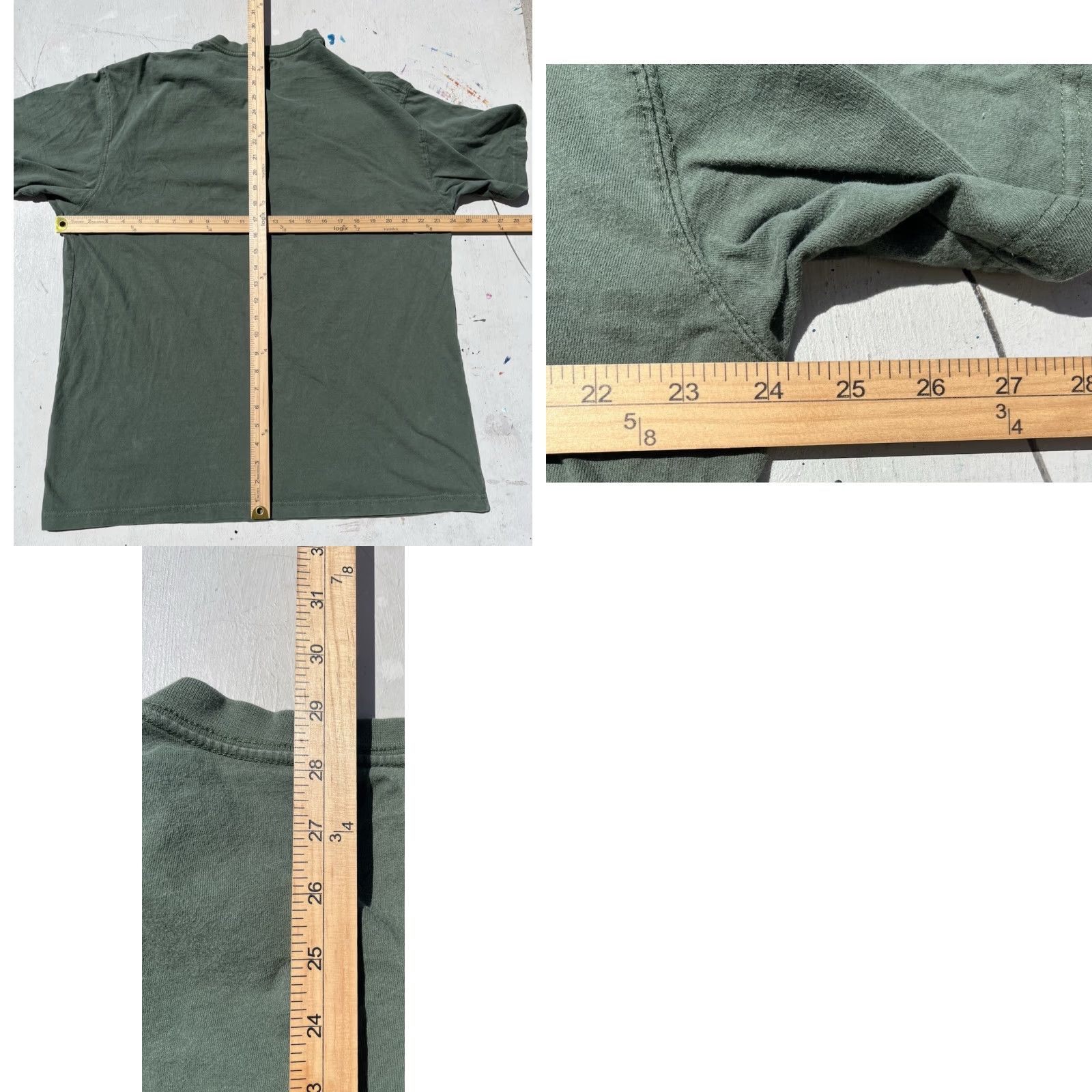 Vintage Key Brand T-Shirt Green Solid XL Relaxed Workwear Logo Henley Button Men Size US XL / EU 56 / 4 - 8 Thumbnail