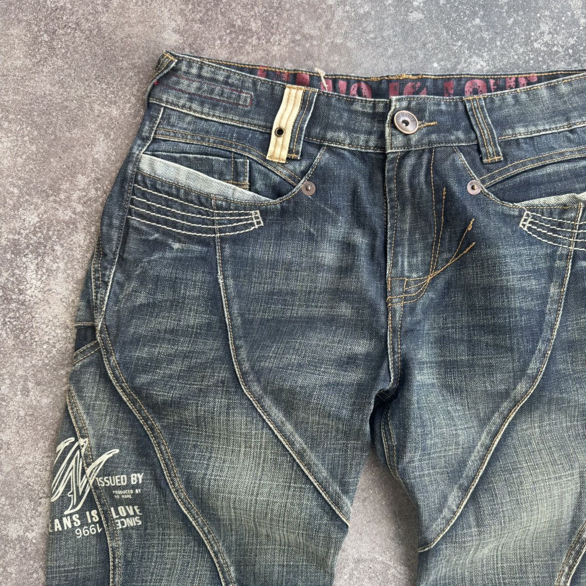 Hysteric Glamour Japanese Style Vintage Avant Garde Washed Jeans Size US 31 - 7 Thumbnail
