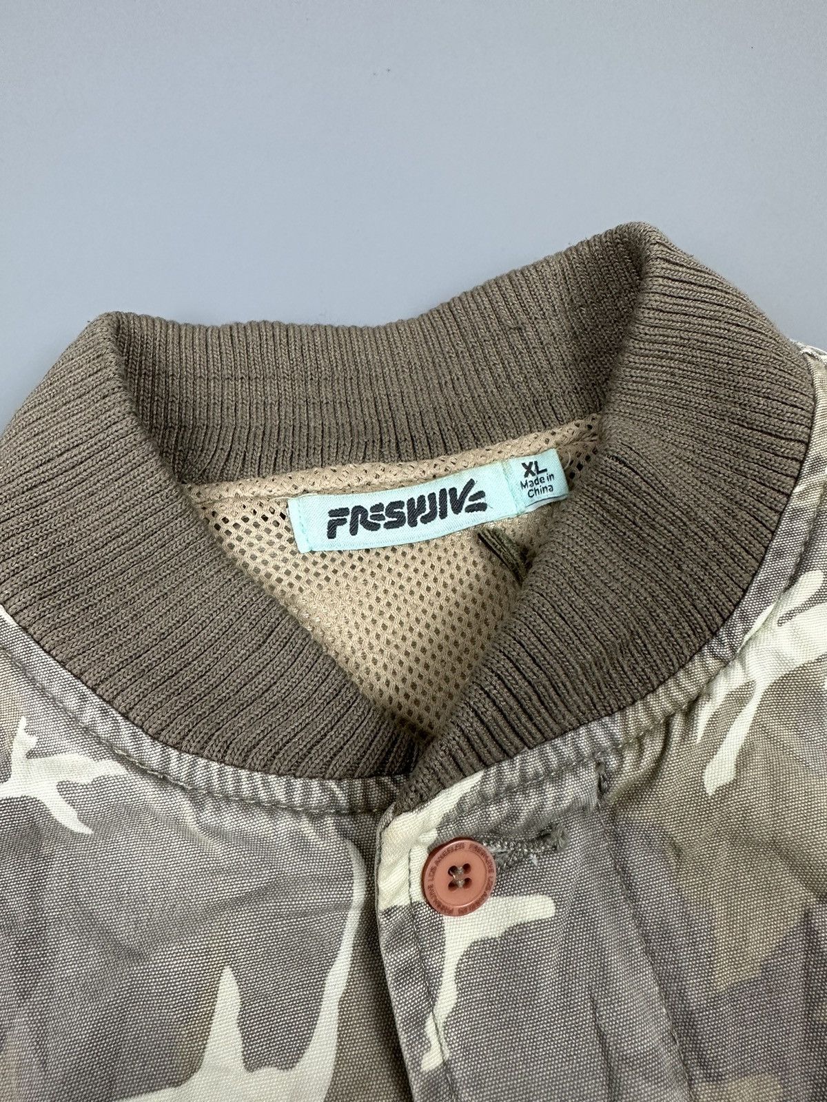 Freshjive Sick Vintage Freshjive Camoflage Bomber Jacket Size US XL / EU 56 / 4 - 10 Thumbnail