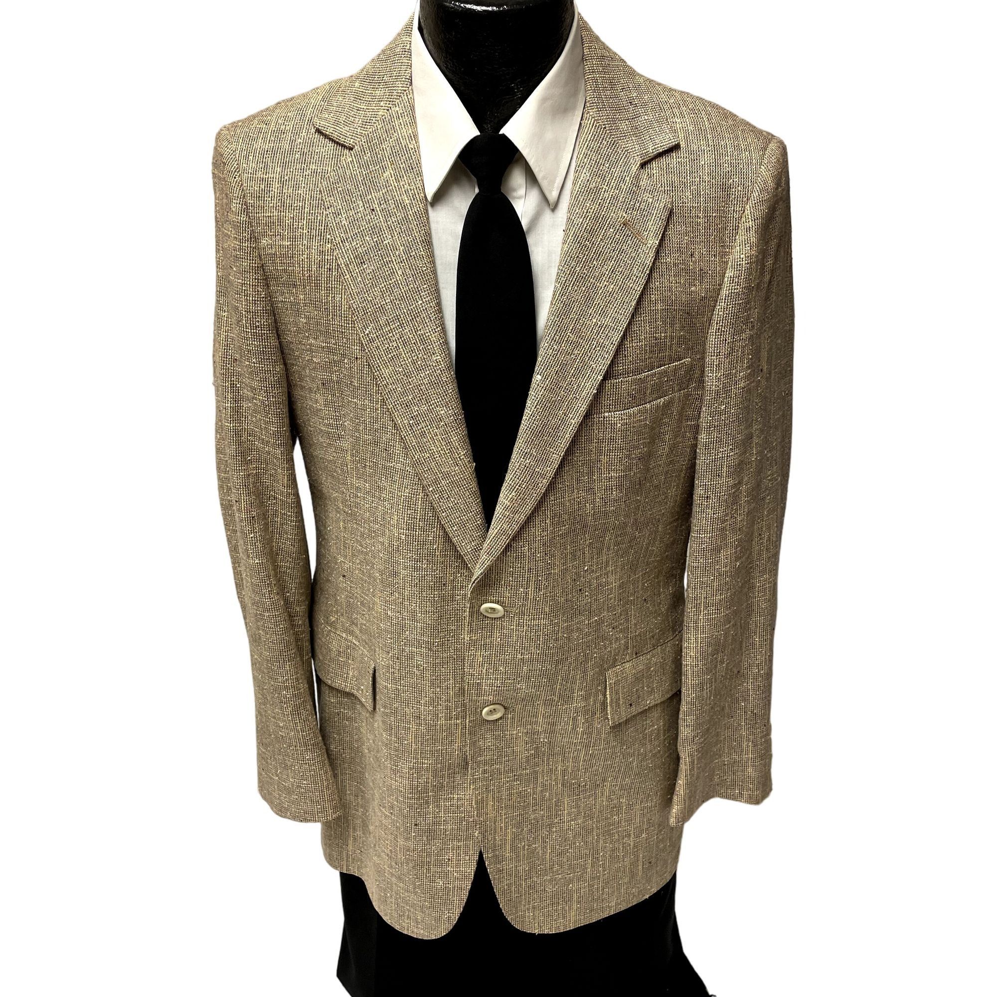 image of Unkwn VTG Christopher Hayes Beige Sport Coat Multicolor Fleck 39, Men's (Size 38R)