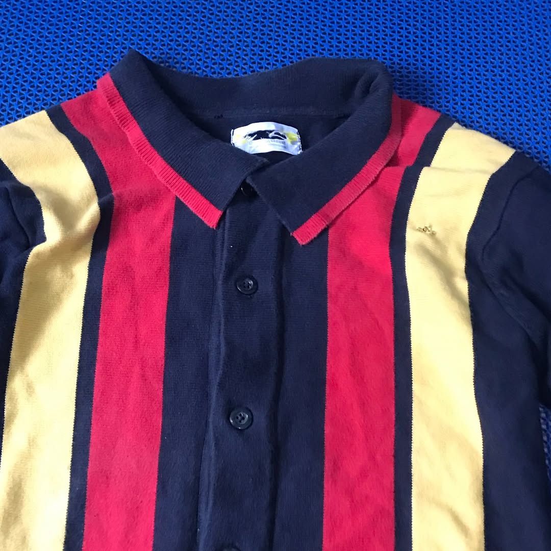 Vintage Vintage archive Knitwear long Sleeves dagger colar navy Size US L / EU 52-54 / 3 - 5 Thumbnail