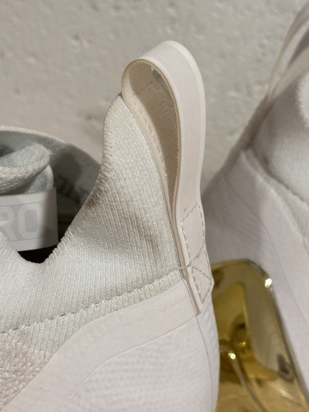 Adidas Adidas Adizero White Metallic Gold Primeknit Football Cleats Size US 11.5 / EU 44-45 - 19 Thumbnail