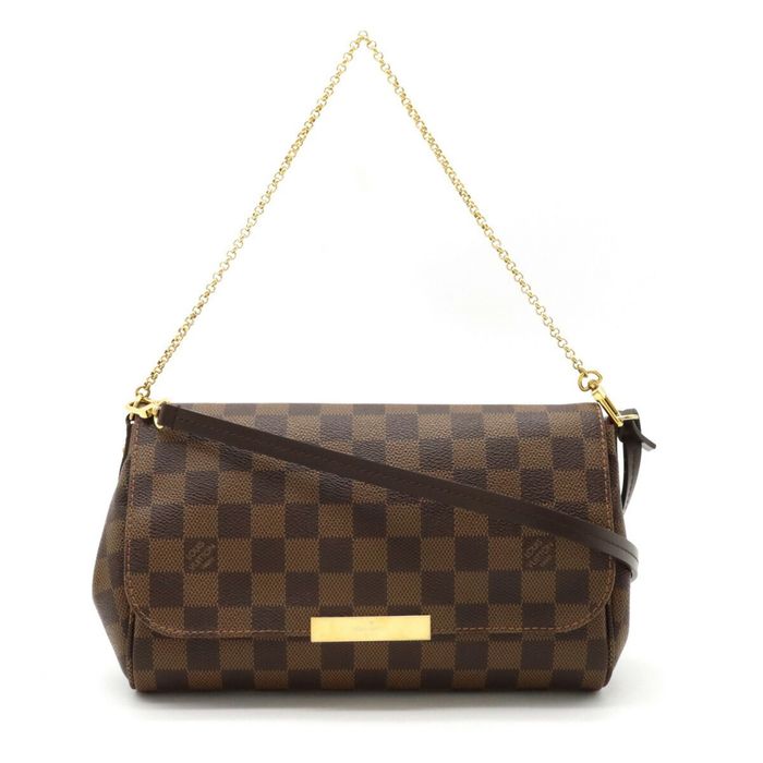 Louis-Vuitton-Damier-Azur-Favorite-MM-2Way-Shoulder-Bag-N41275