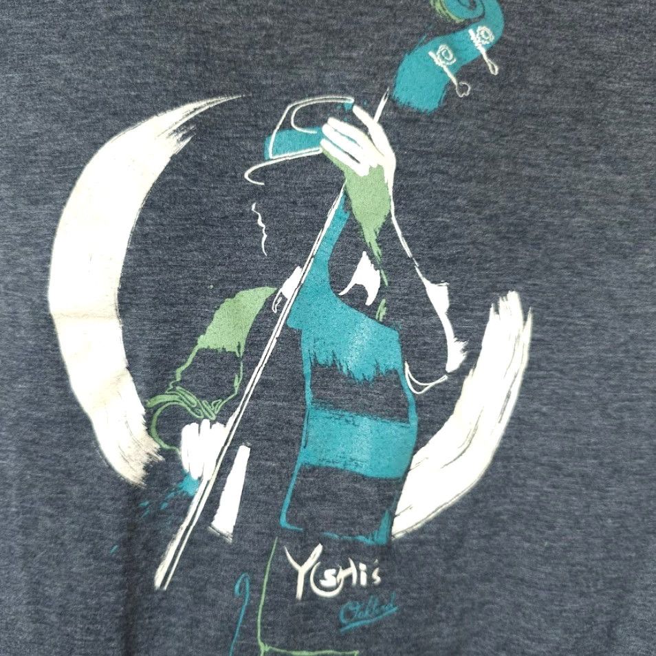 Next Level Yoshis Oakland T Shirt Mens Large Gray Japanese Jazz Stand Up Bass Music Next Level Crew Neck Short Sleeve Travel Souvenir Size US L / EU 52-54 / 3 - 3 Thumbnail