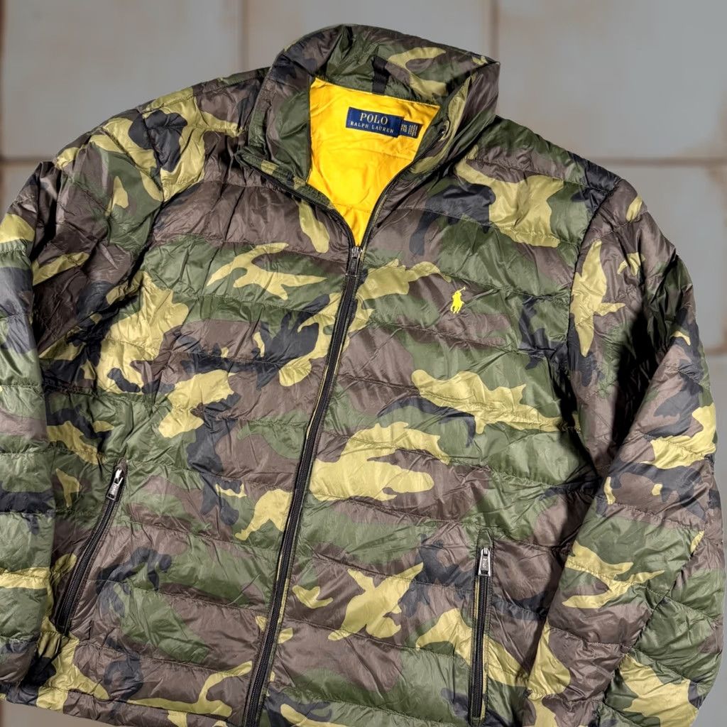 Polo Ralph Lauren Polo Ralph Lauren Puffer Down Jacket Mens XXL Camo Quilted Full Zip Packable Size US XXL / EU 58 / 5 - 1 Thumbnail