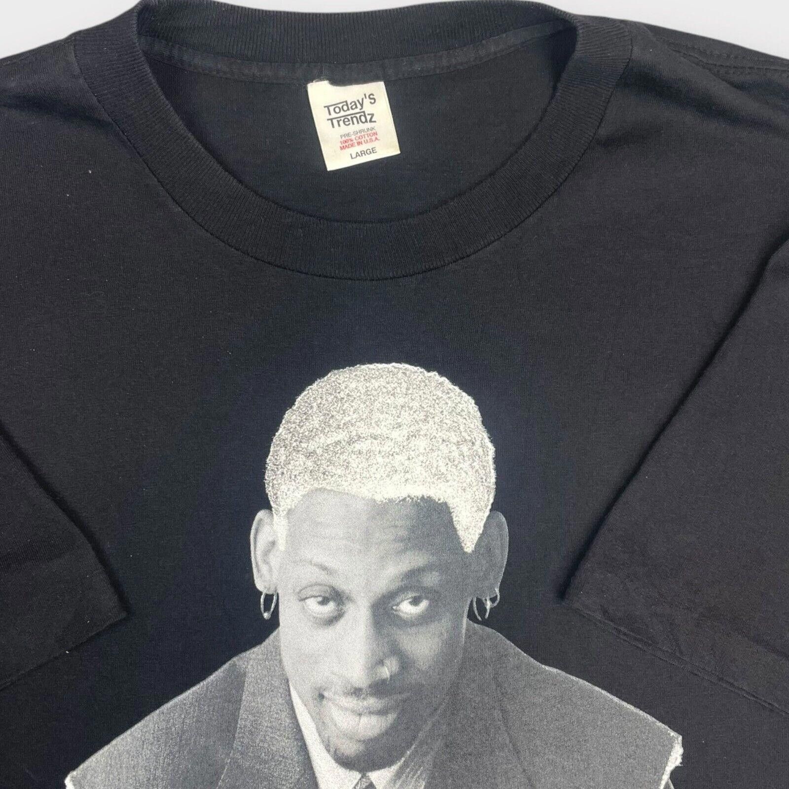 Designer 1996 Dennis Rodman Glow in the Dark Tee Size US L / EU 52-54 / 3 - 2 Thumbnail
