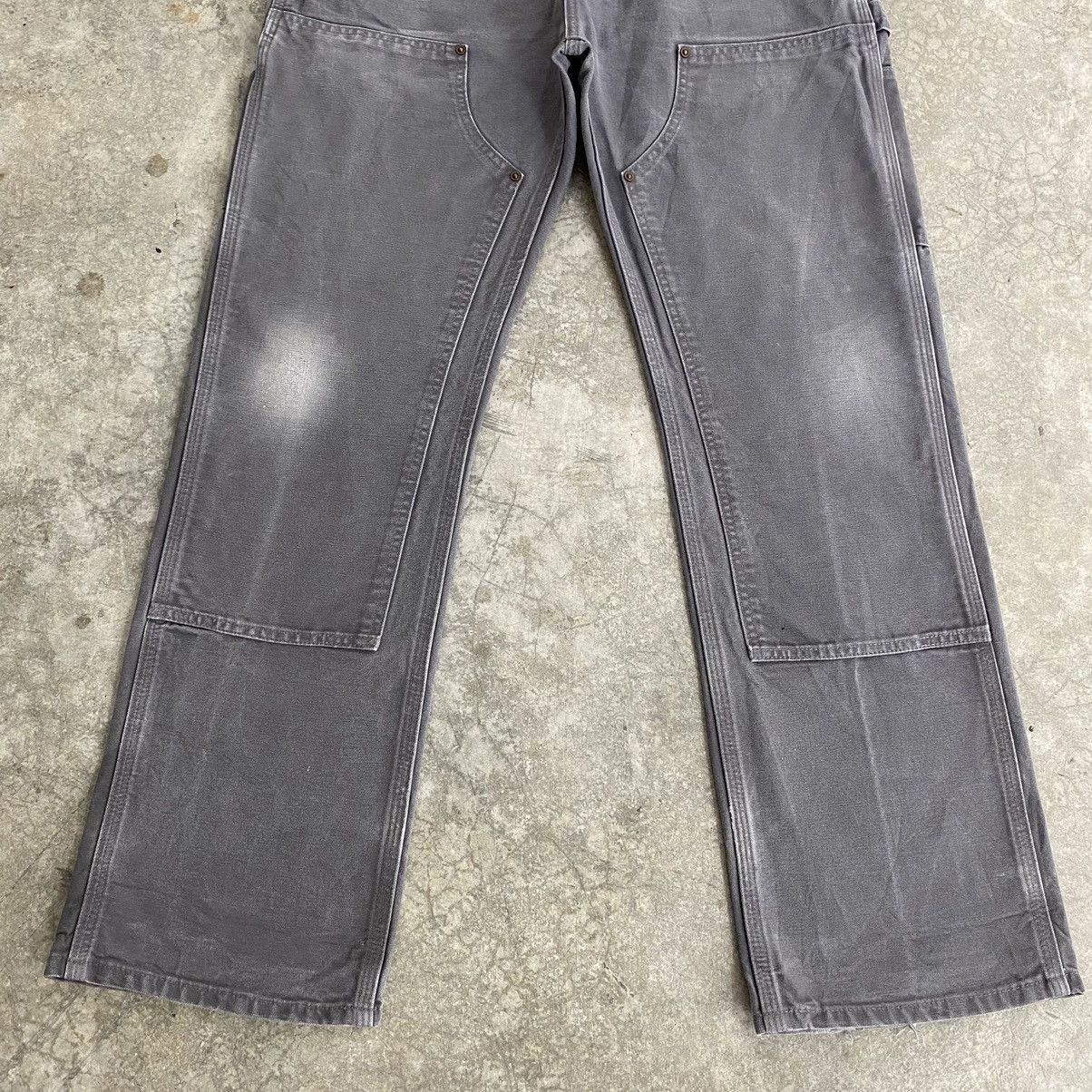 Carhartt × Vintage Vintage Carhartt Double Knee Gravel Grey Carpenter Pants Size US 32 / EU 48 - 5 Thumbnail