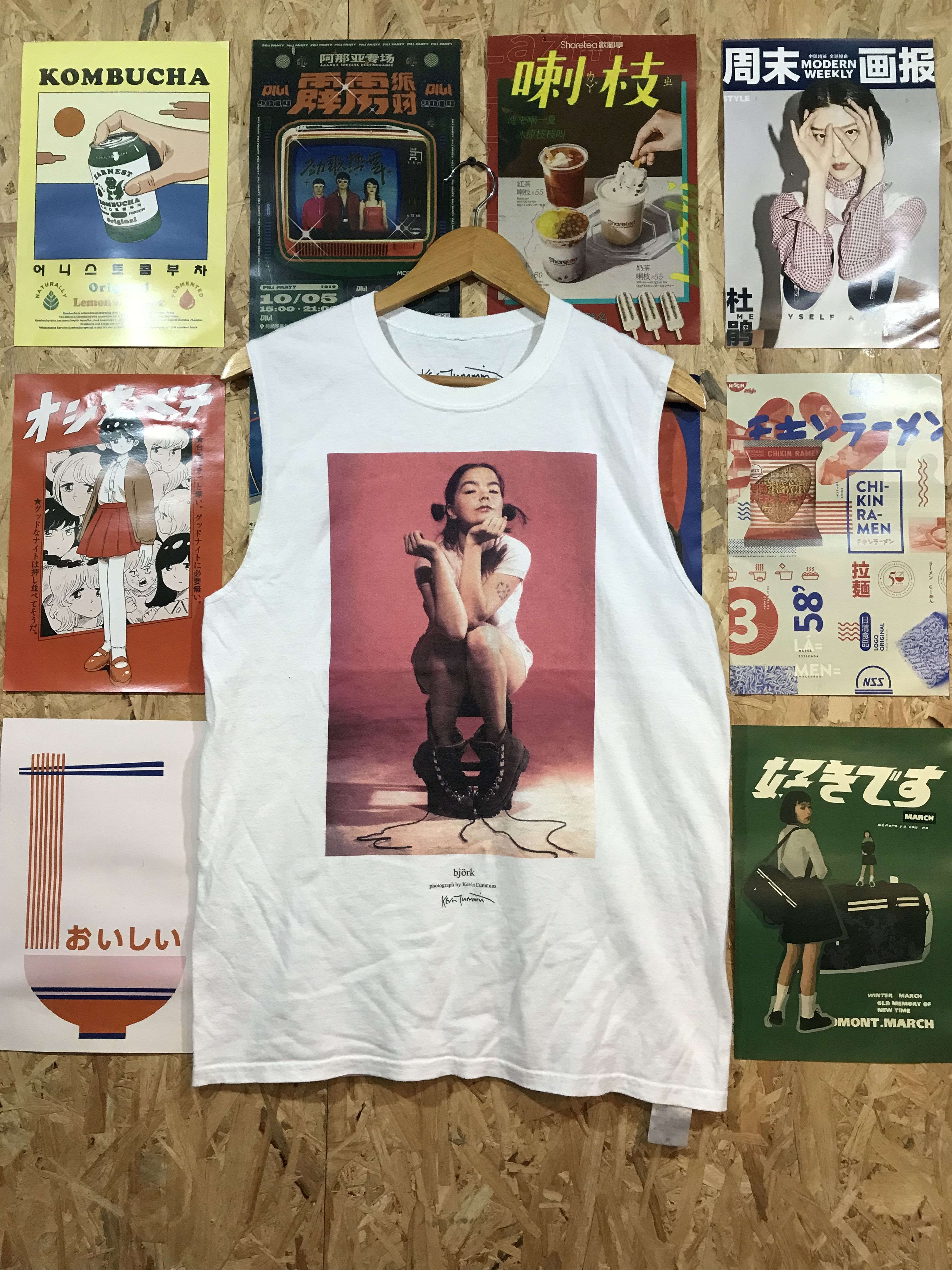 Journal Standard 🔥 Kevin Cummins x Journal Standard Björk Sleeveless Tee Size US S / EU 44-46 / 1 - 1 Thumbnail
