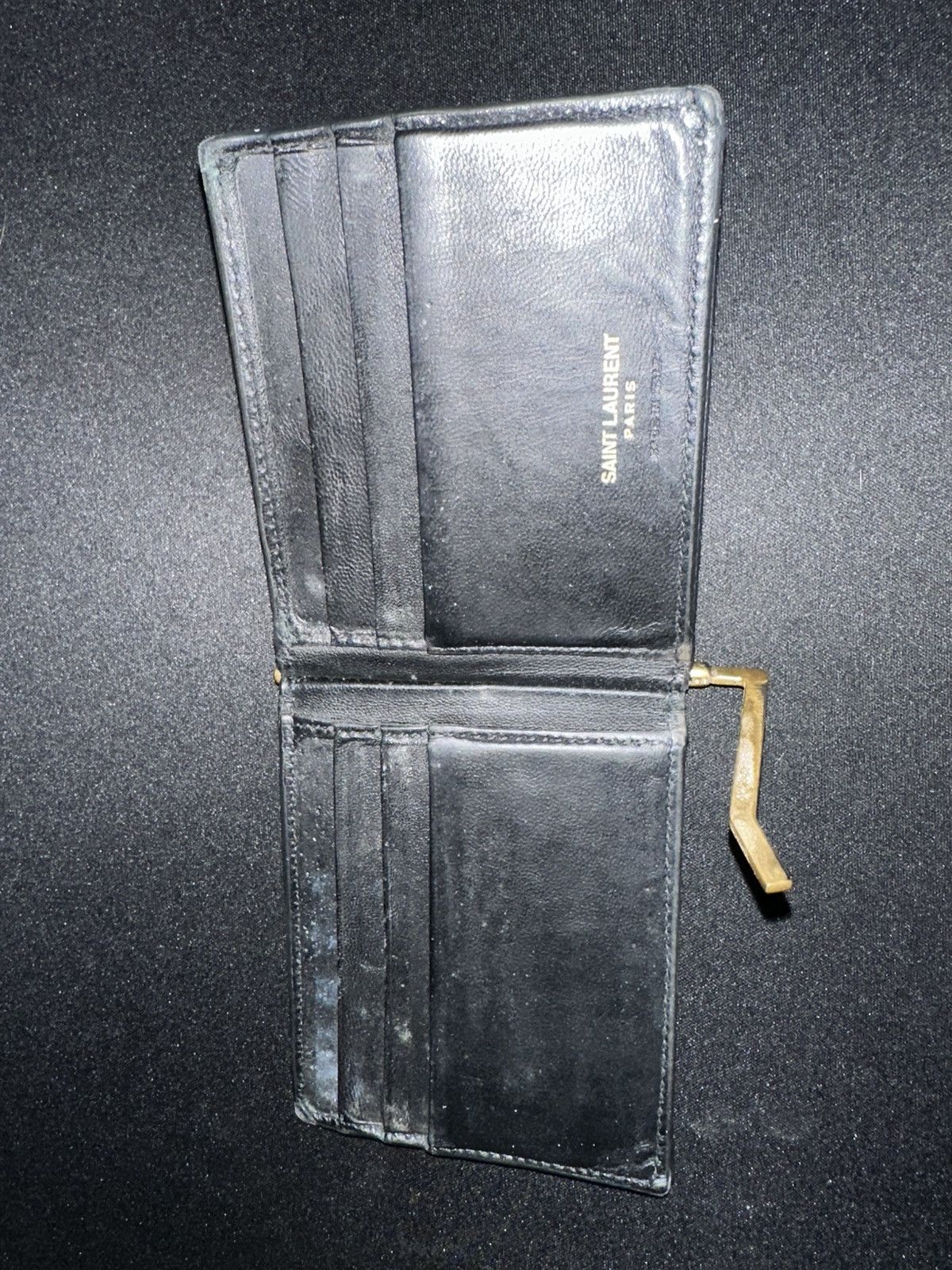 Saint Laurent Paris Bifold money clip wallet Size ONE SIZE - 4 Thumbnail