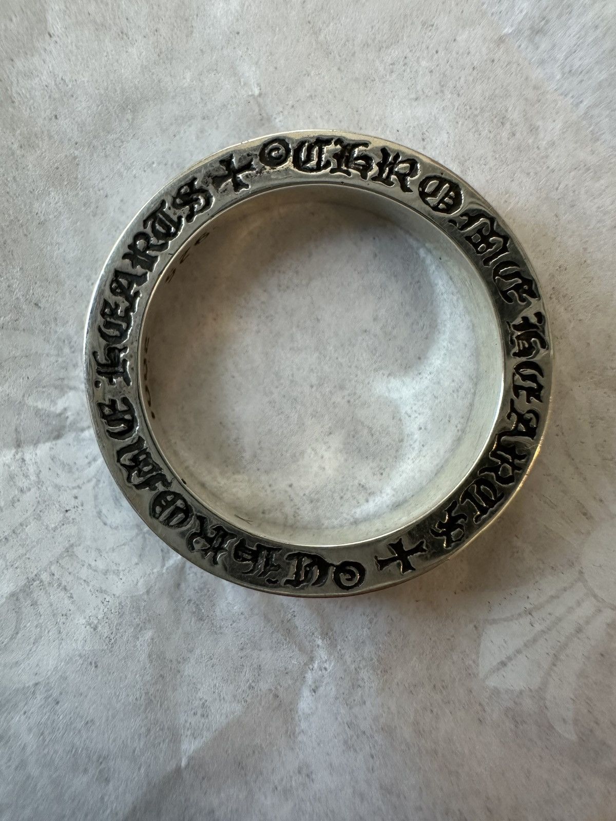 Chrome Hearts Chrome Hearts 3MM Silver Spacer Ring (NYC Exclusive) US7.5 Size ONE SIZE - 2 Thumbnail