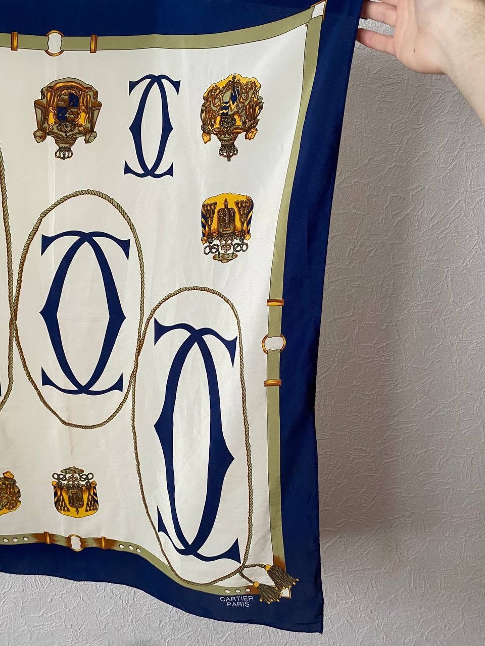 Cartier Must de Cartier Silk Scarf Size ONE SIZE - 2 Thumbnail