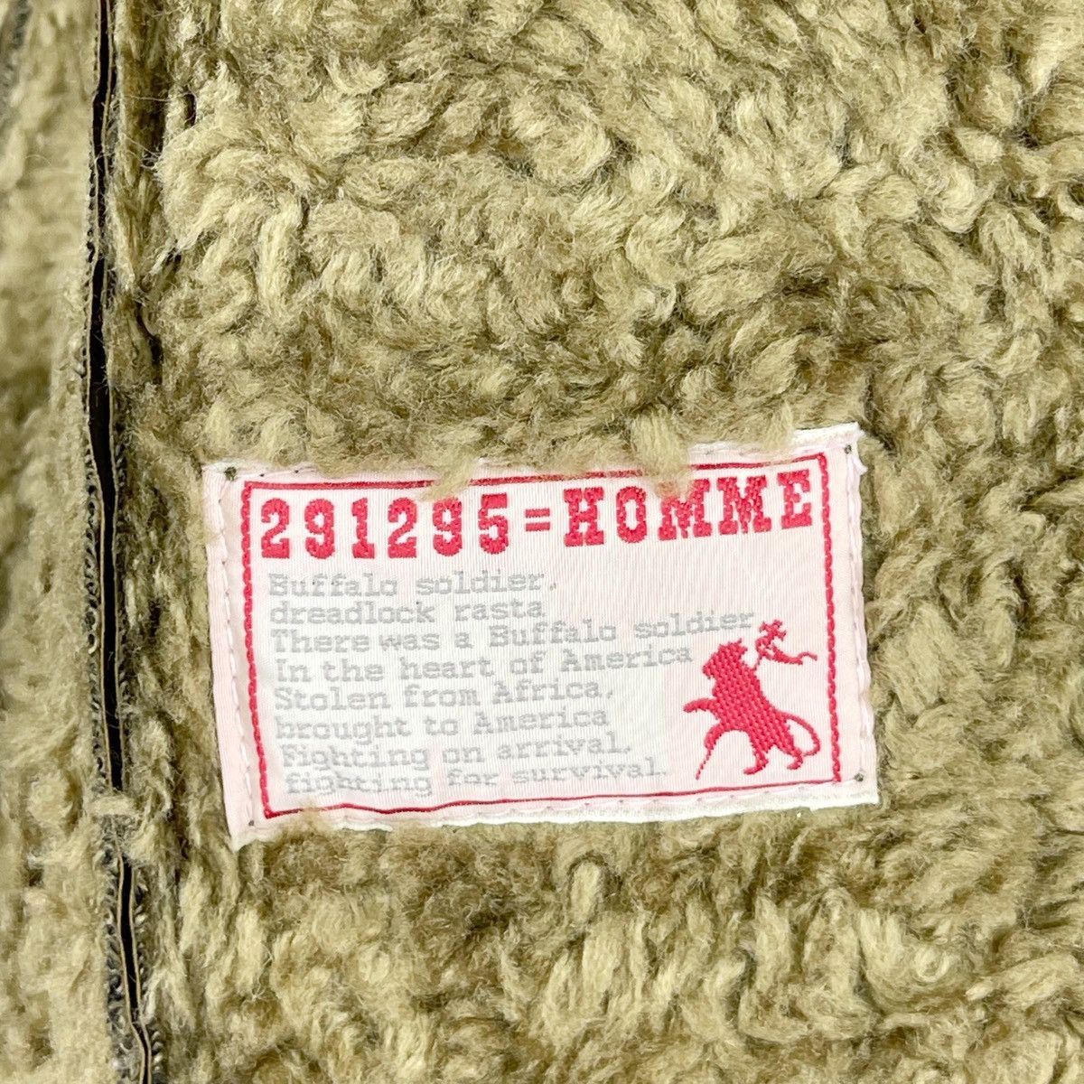 291295=Homme 291295 Homme Shearling Jacket Size US M / EU 48-50 / 2 - 7 Thumbnail