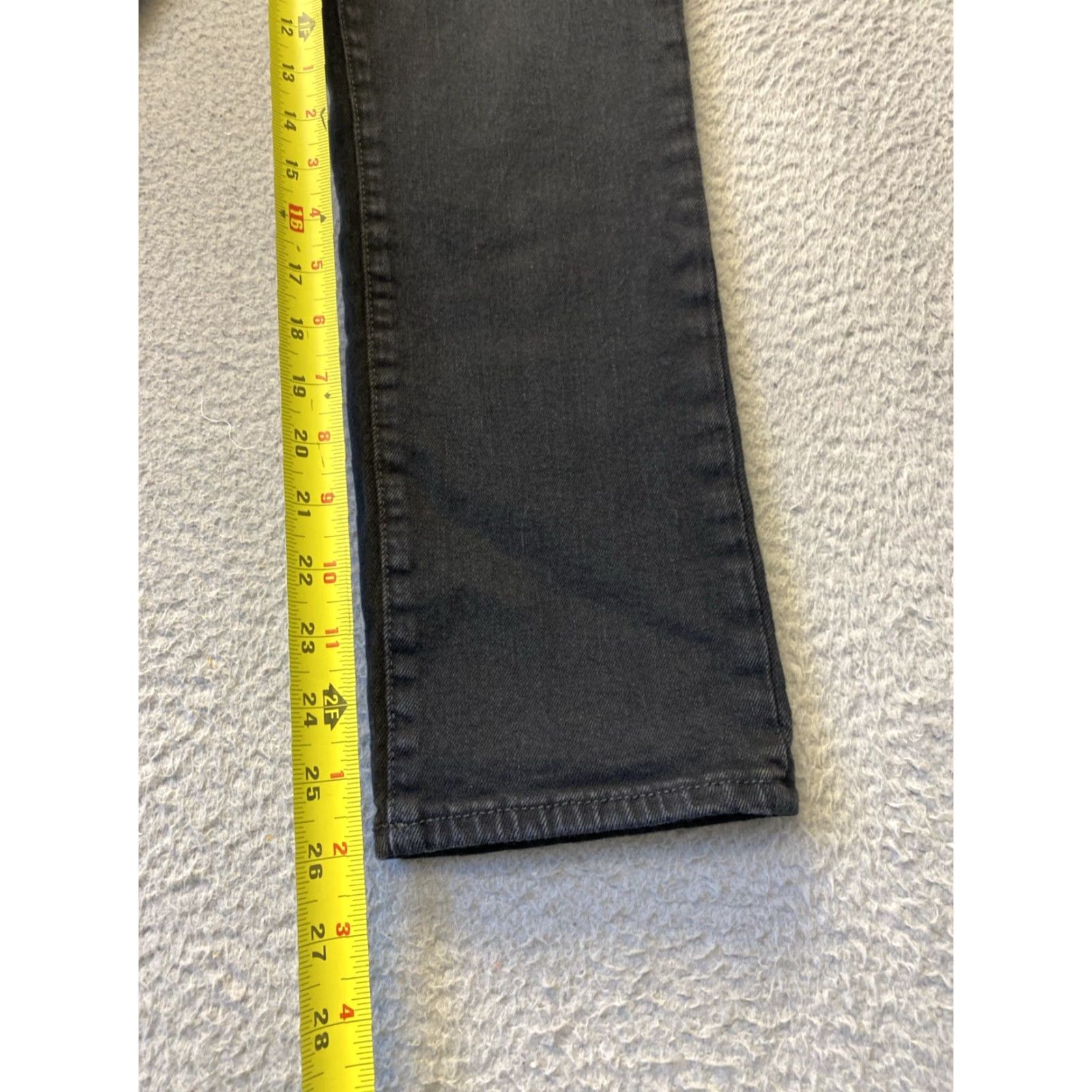 Gap GAP Jeans Pants Womens 28x26 Black Low Rise Y2K 5-Pocket Regular Fit Belt Loops Cotton Jeans - 2010s Chic Moto Womens/Girls? Size 28" / US 6 / IT 42 - 5 Thumbnail