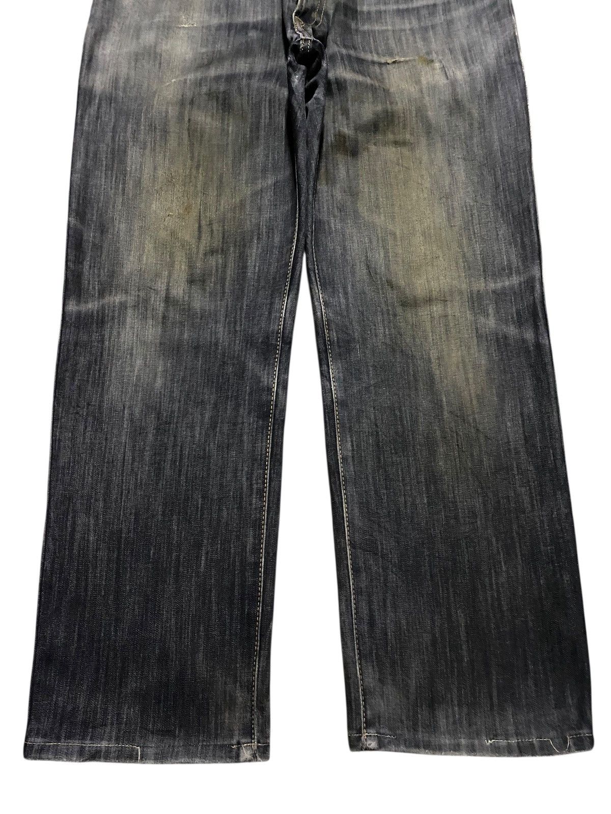 Japanese Brand Vintage Japanese Brand Edwin 403 Distressed Loose Jeans Size US 32 / EU 48 - 5 Thumbnail