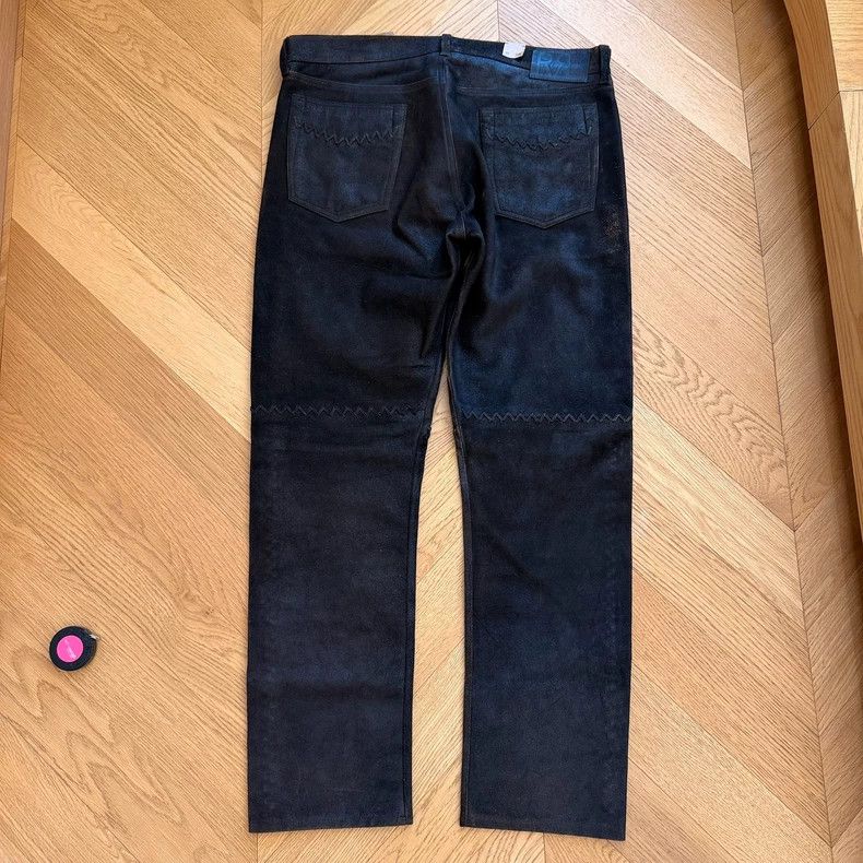 RRL Ralph Lauren RRL Ralph Lauren Cowhide suede retro western woven leather Size US 40 / EU 56 - 7 Thumbnail