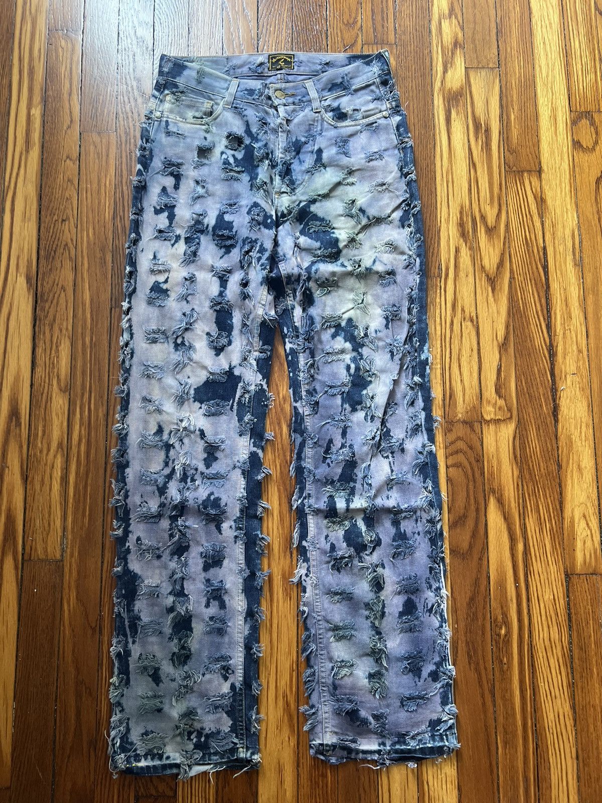 Vivienne Westwood Vivienne Westwood Anglomania Shredded Dyed denim Size US 29 - 3 Thumbnail