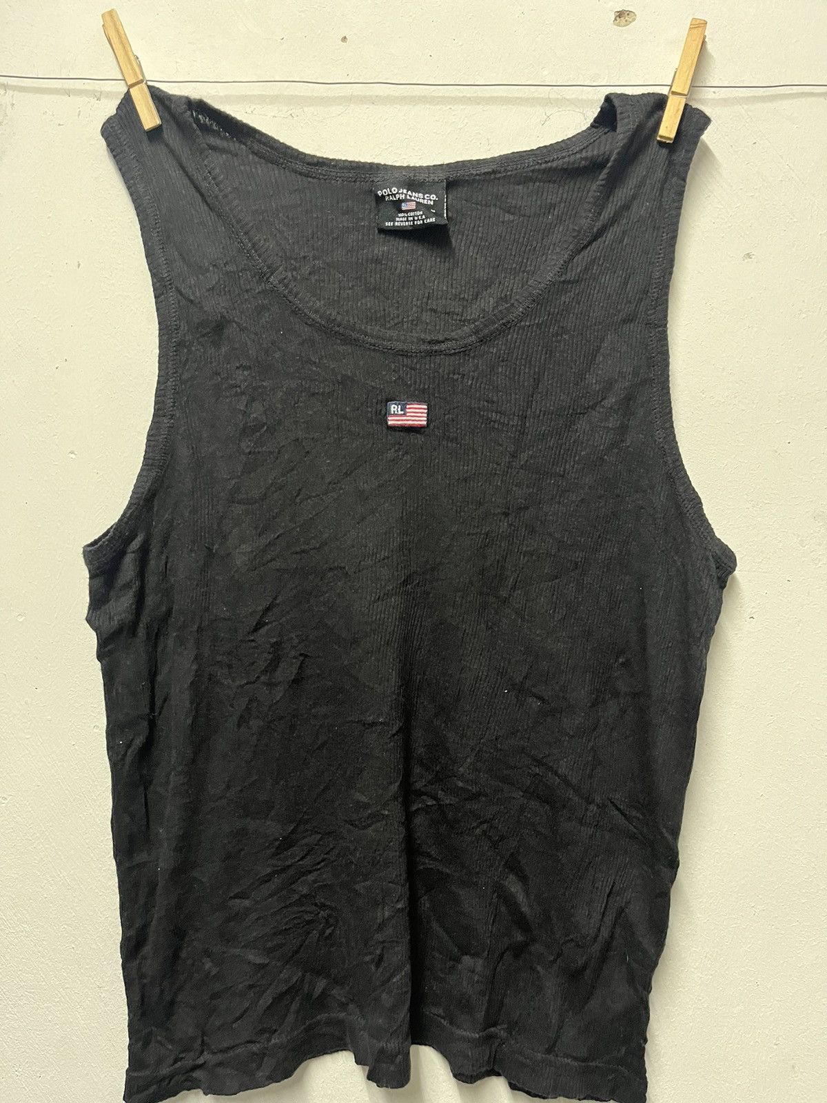 Designer Vintage Tank Top Polo Ralph Lauren Size M / US 6-8 / IT 42-44 - 1 Thumbnail