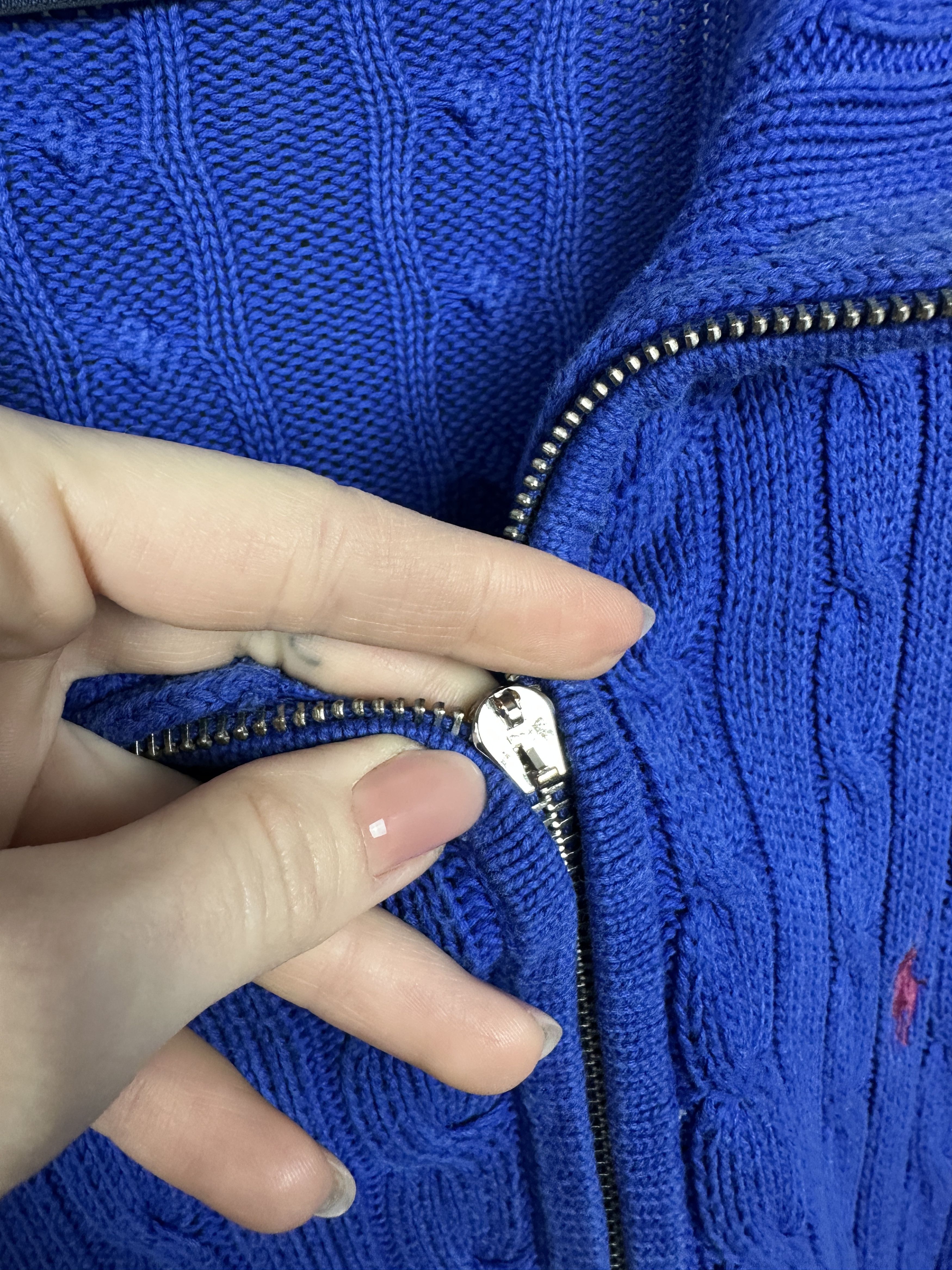Polo Ralph Lauren Polo Ralph Lauren Vintage Womens Cable Knit Full Zip Sweater Size M / US 6-8 / IT 42-44 - 3 Thumbnail