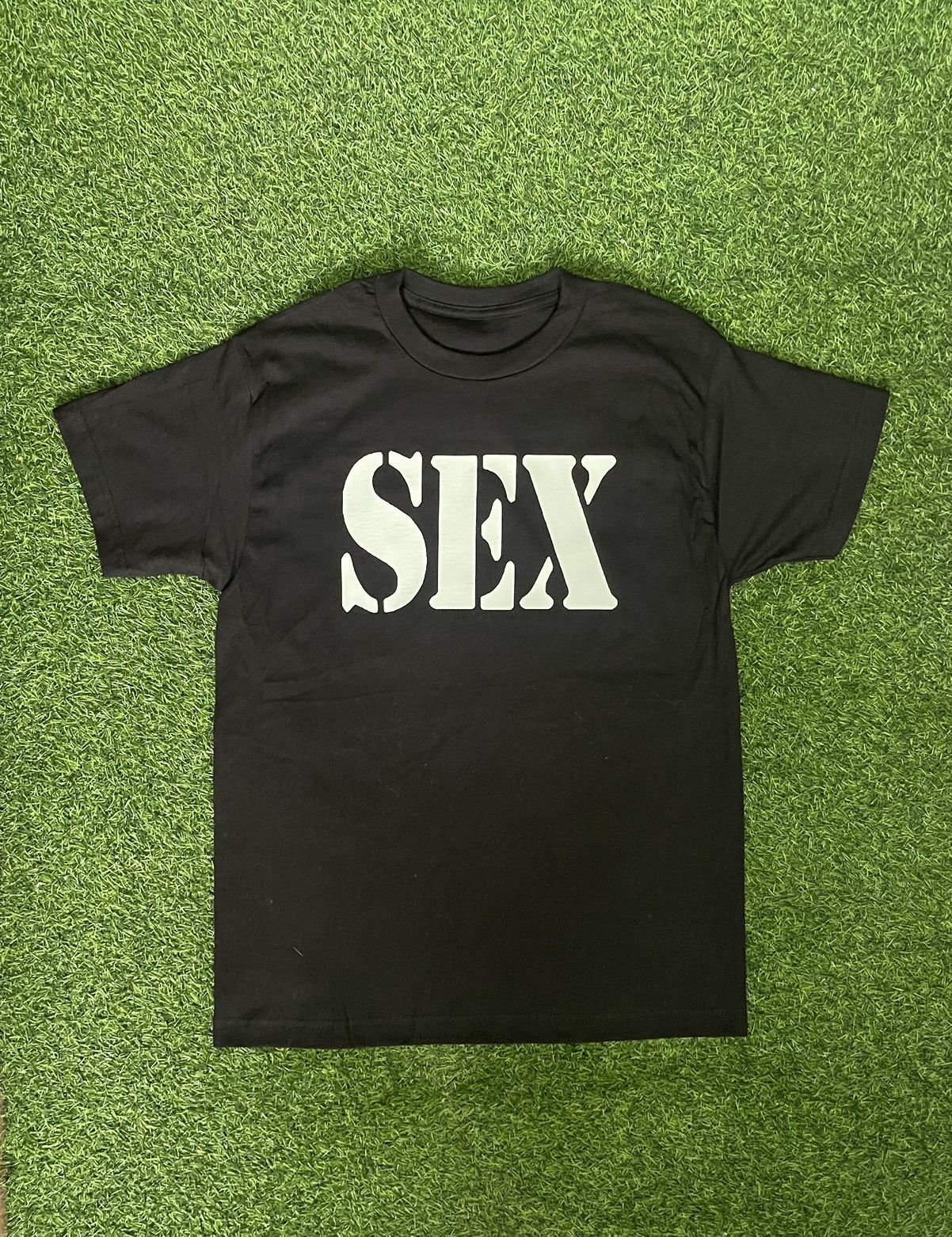 Vintage SEX TSHIRT Size US XL / EU 56 / 4 - 2 Thumbnail