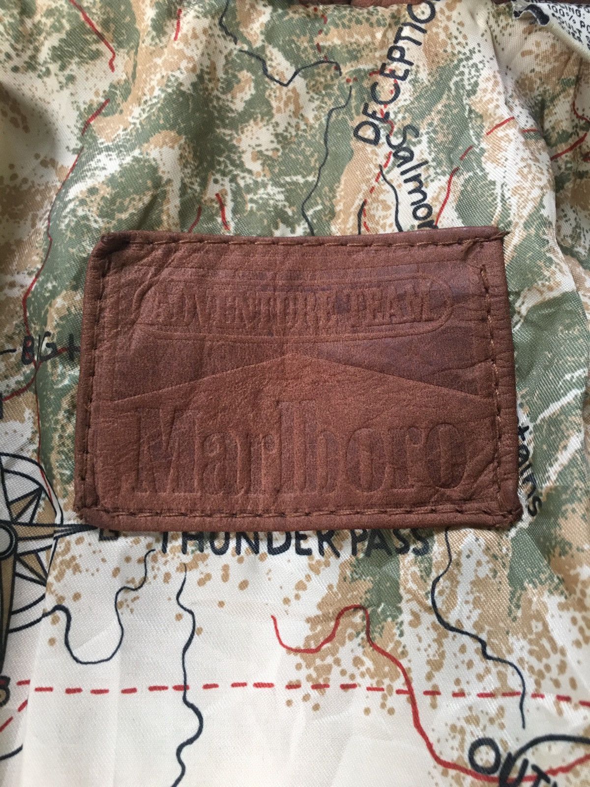 Marlboro × Vintage Vintage Marlboro Adventure Team Leather Jacket Size US S / EU 44-46 / 1 - 9 Thumbnail