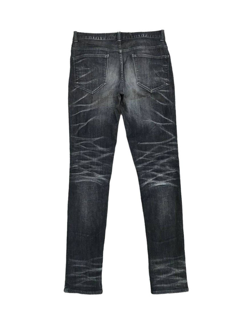 semanticdesign Semantic JAPAN Herringbone Black wash Distressed jean Slim Size US 29 - 8 Thumbnail