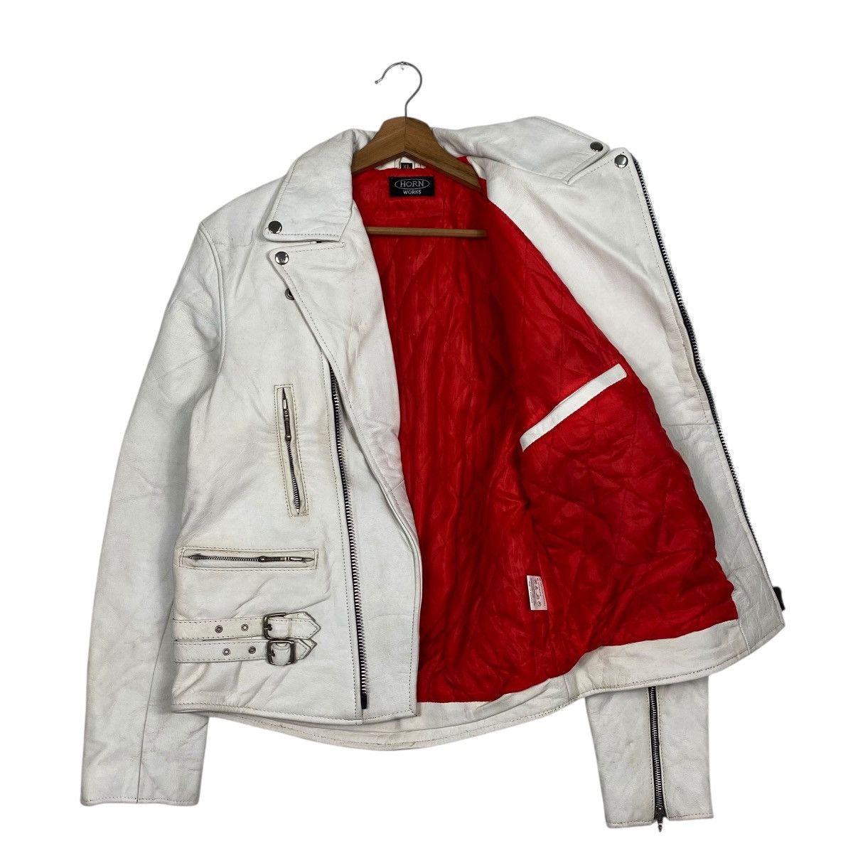 Genuine Leather × Vintage Double Collar leather jacket Size US S / EU 44-46 / 1 - 9 Thumbnail