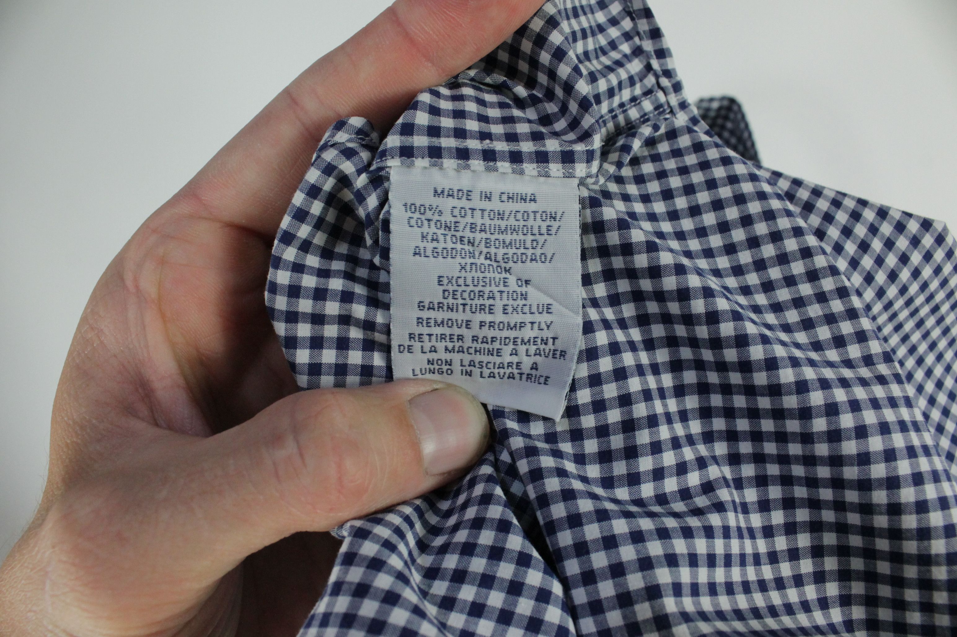 Polo Ralph Lauren × Ralph Lauren Polo Ralph Lauren Regular Fit Blue Checked Poplin Shirt Size US L / EU 52-54 / 3 - 7 Thumbnail