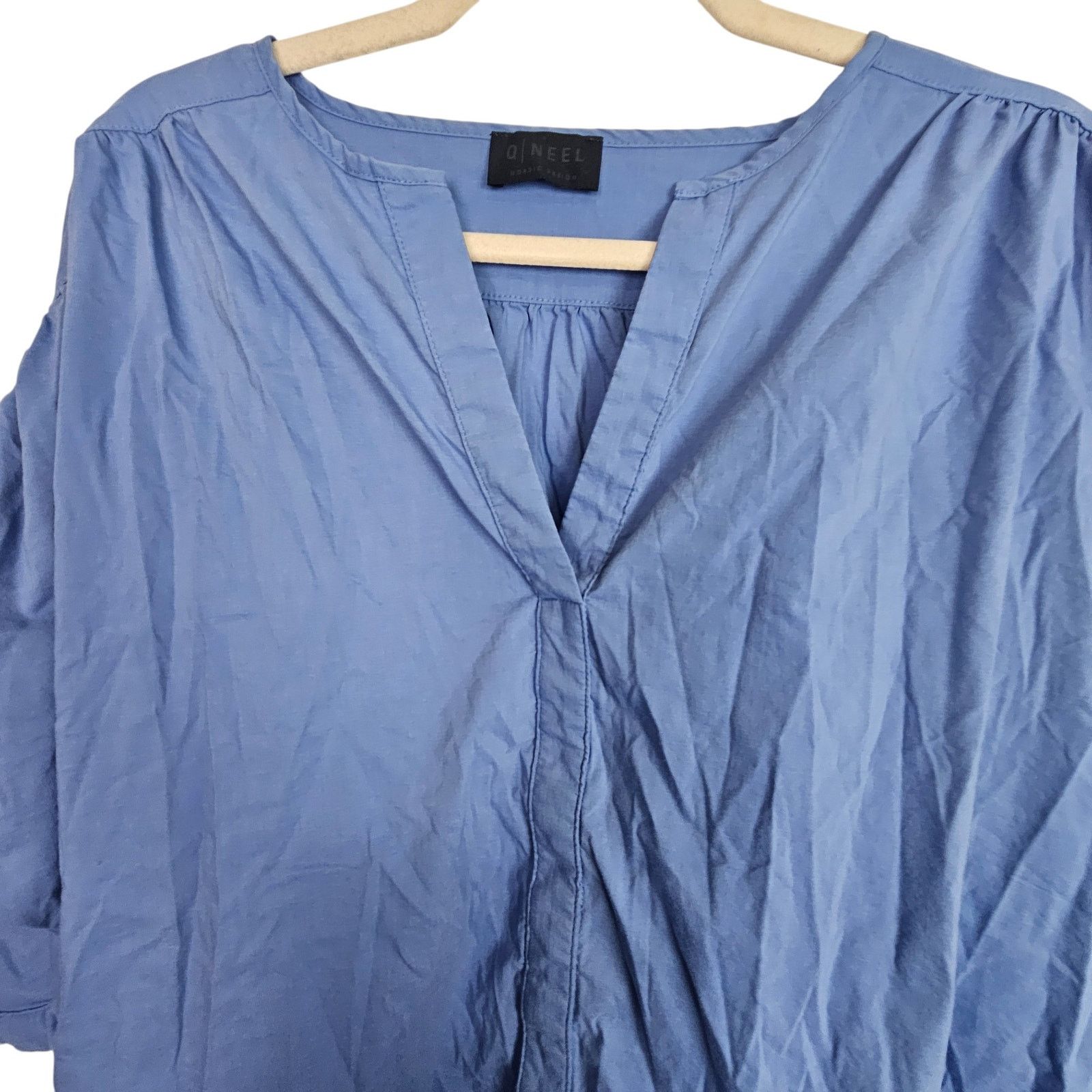 Quest Q Neel Womens Tunic Size 10 Minimalist Lagenlook Oversized Size L / US 10 / IT 46 - 2 Thumbnail