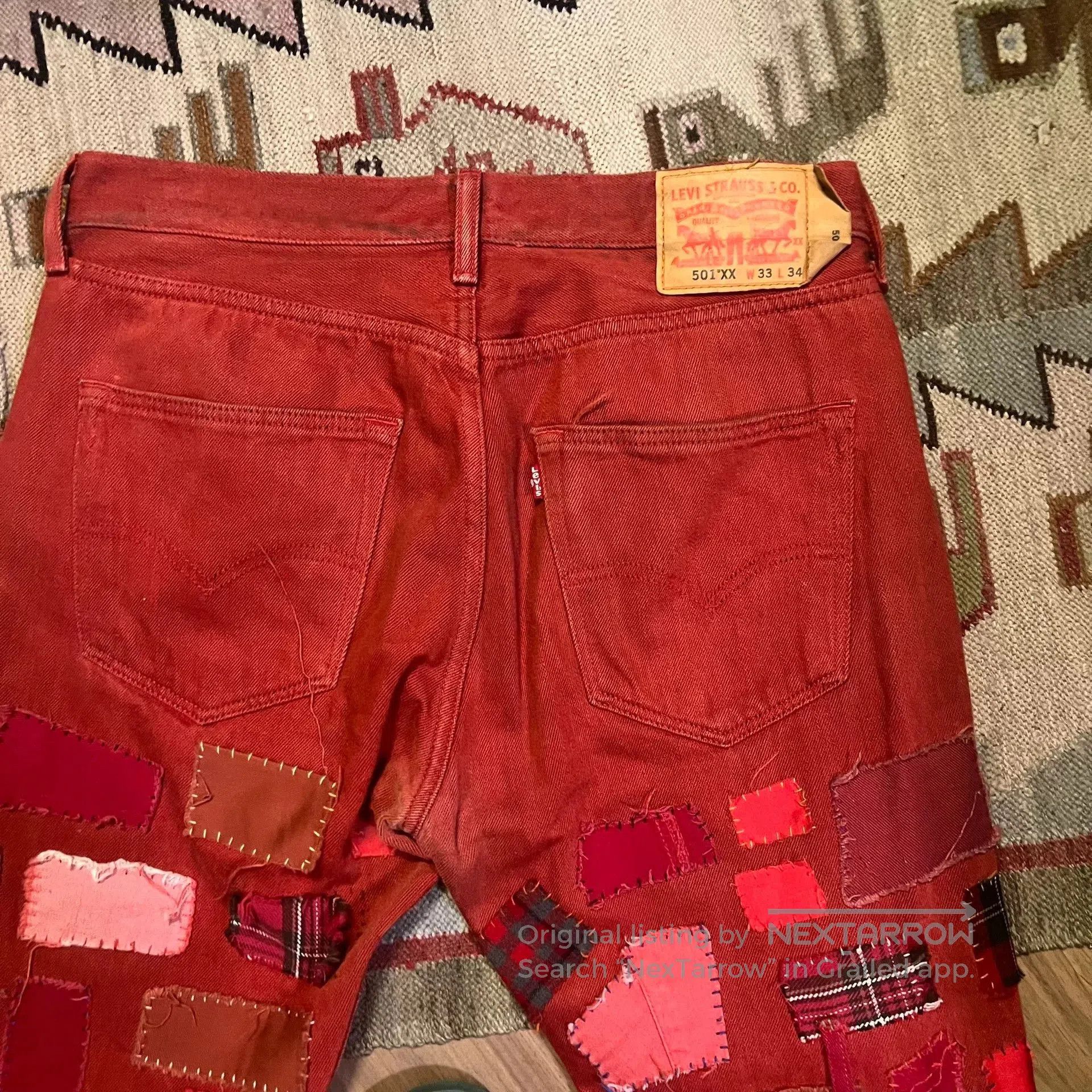 Levi's Vintage Clothing Levi's 501XX Vintage Remake Boro Jeans. Size US 32 / EU 48 - 4 Thumbnail