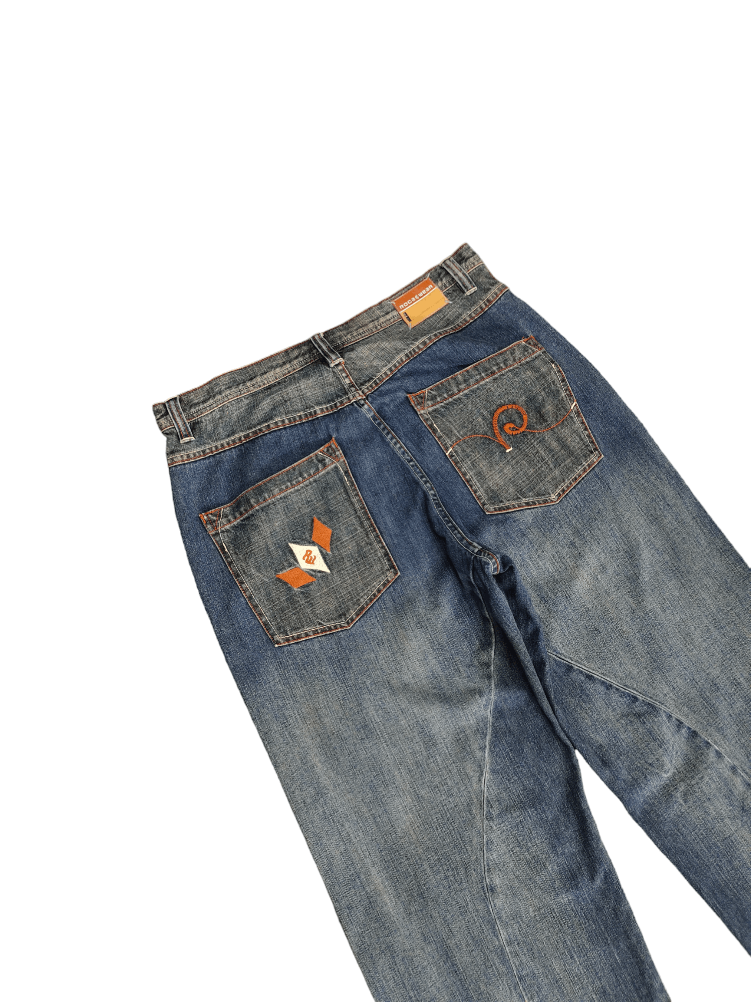 Rocawear Baggy Jeans Rocawear Denim Wide Loose Y2k Streetwear Jnco Size US 36 / EU 52 - 5 Thumbnail