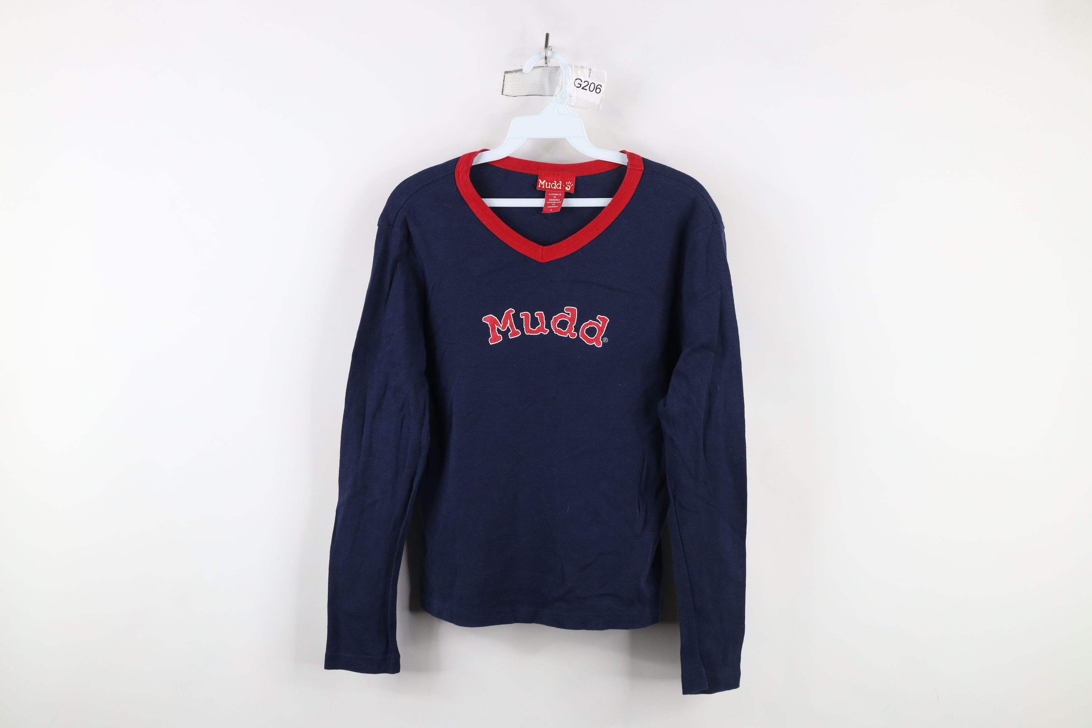 Vintage Vintage Y2K 90s Mudd Babydoll Cropped Long Sleeve T-Shirt Size L / US 10 / IT 46 - 1 Thumbnail