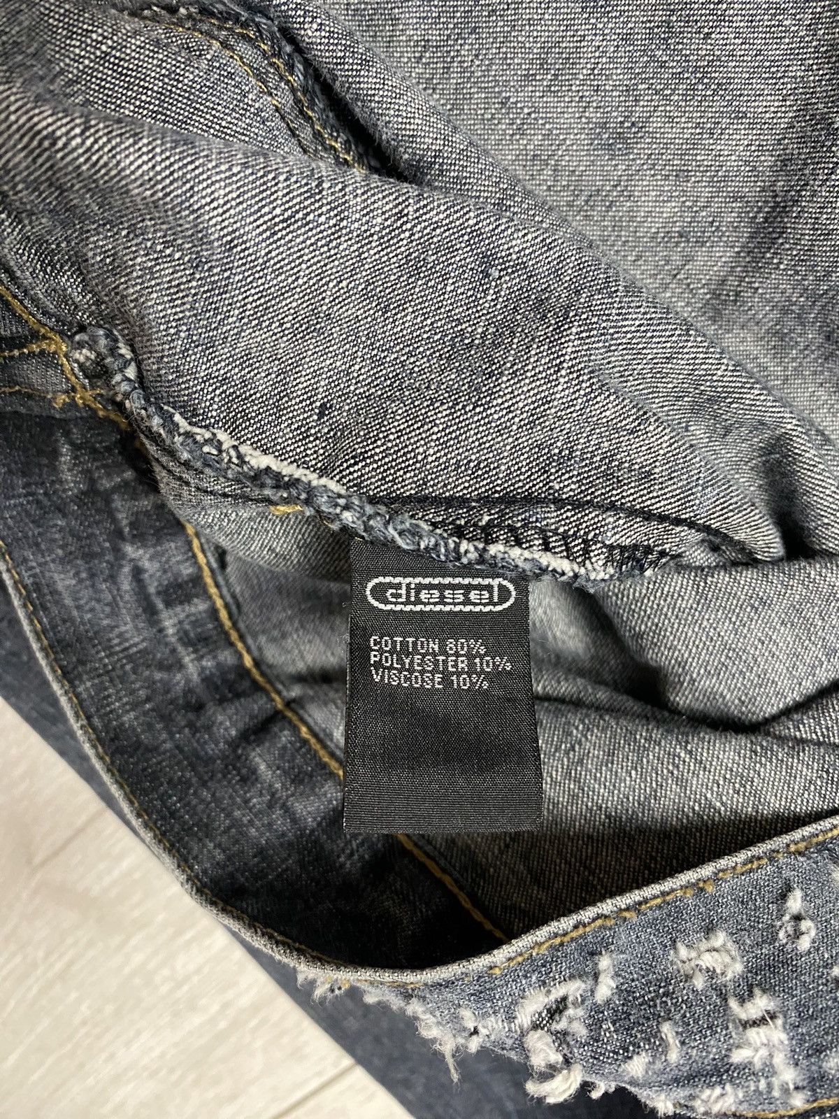 Diesel × Vintage RARE VTG 90s 80s Diesel Denim Jacket Jeans vintage Size US L / EU 52-54 / 3 - 8 Thumbnail