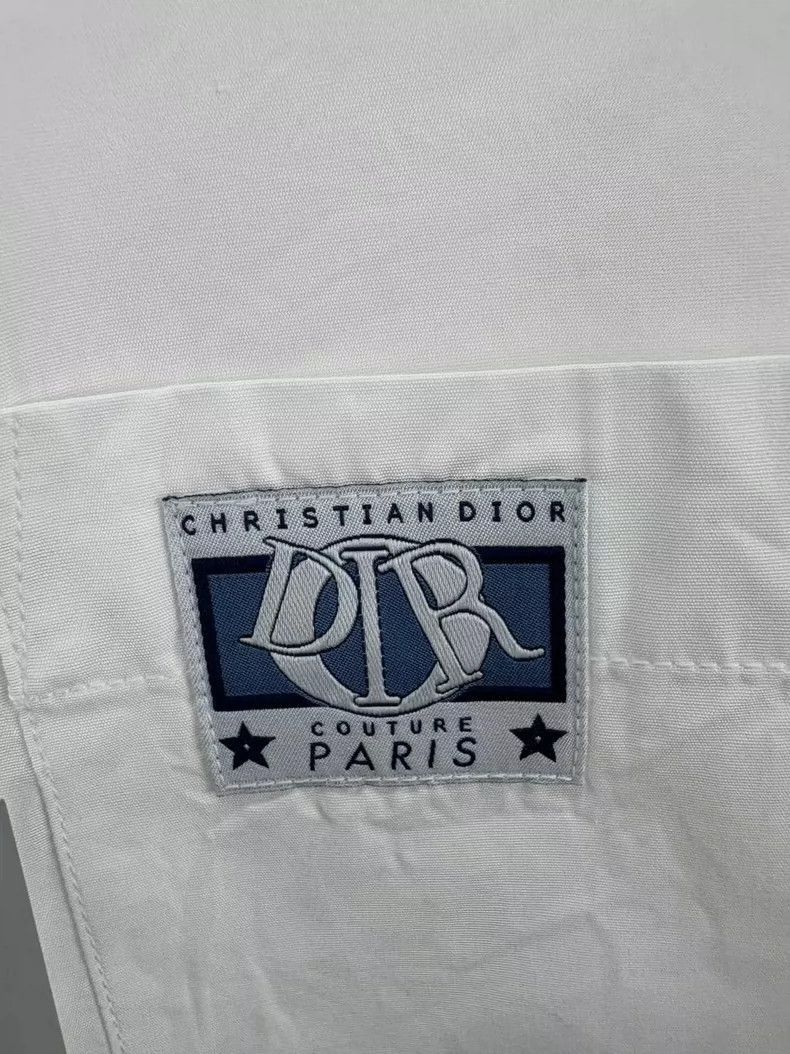 Dior Dior Embroidered Logo Long Sleeve Shirt-2506 Size US M / EU 48-50 / 2 - 3 Thumbnail