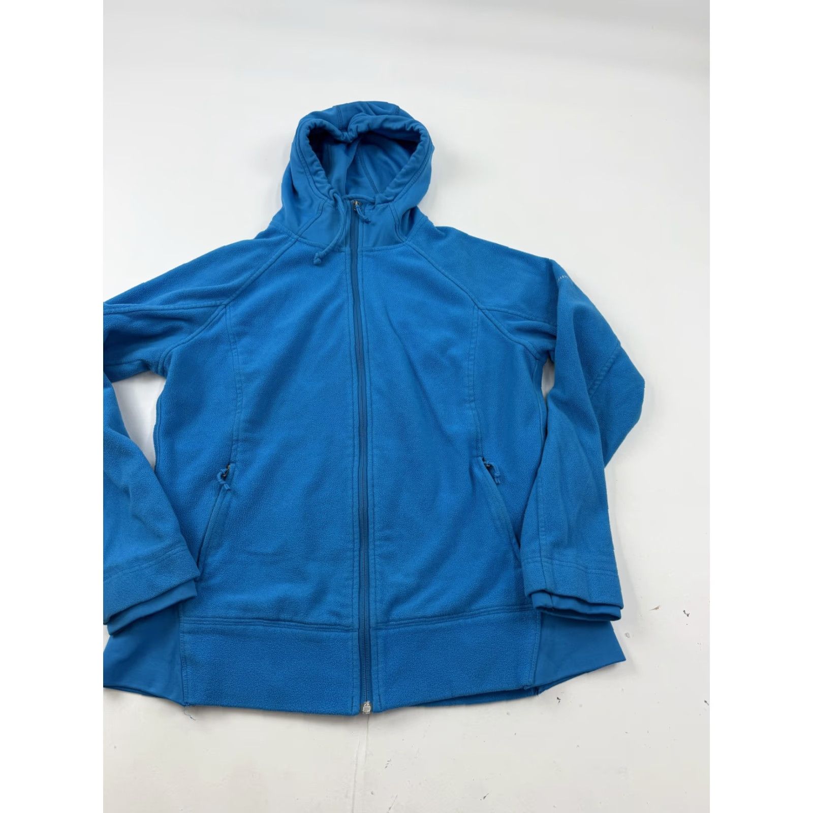 Vintage Columbia Fleece Jacket Womens XL Blue Hooded Full Zip Pockets Warm Outdoor Size XL / US 12-14 / IT 48-50 - 2 Thumbnail