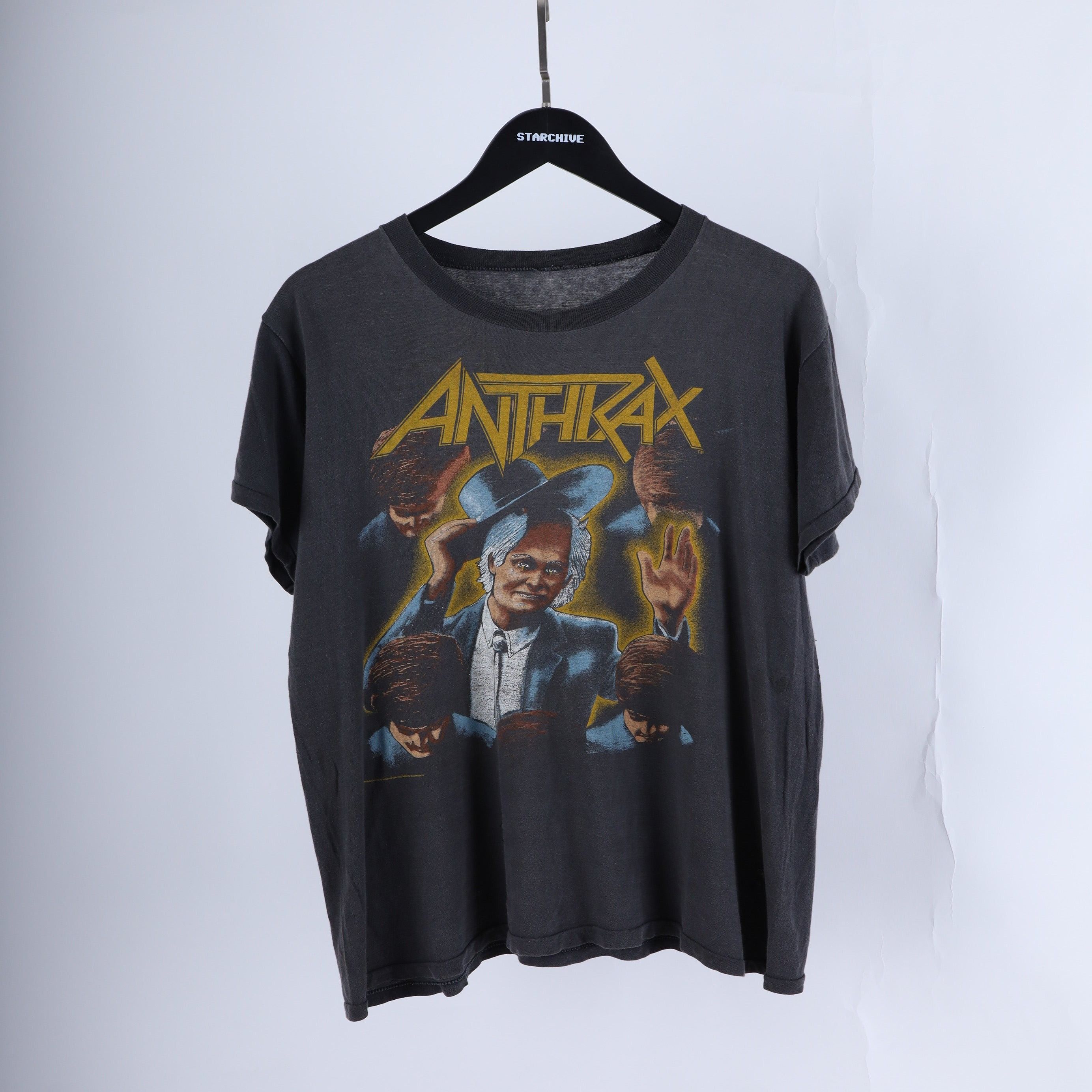 Vintage VINTAGE ANTHIRAX TEE Size US M / EU 48-50 / 2 - 3 Thumbnail