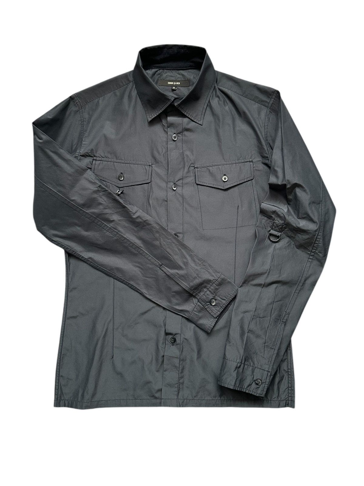 Comme des Garcons 08/09 AW Comme Ca Men glossy nylon shirt Size US M / EU 48-50 / 2 - 3 Thumbnail
