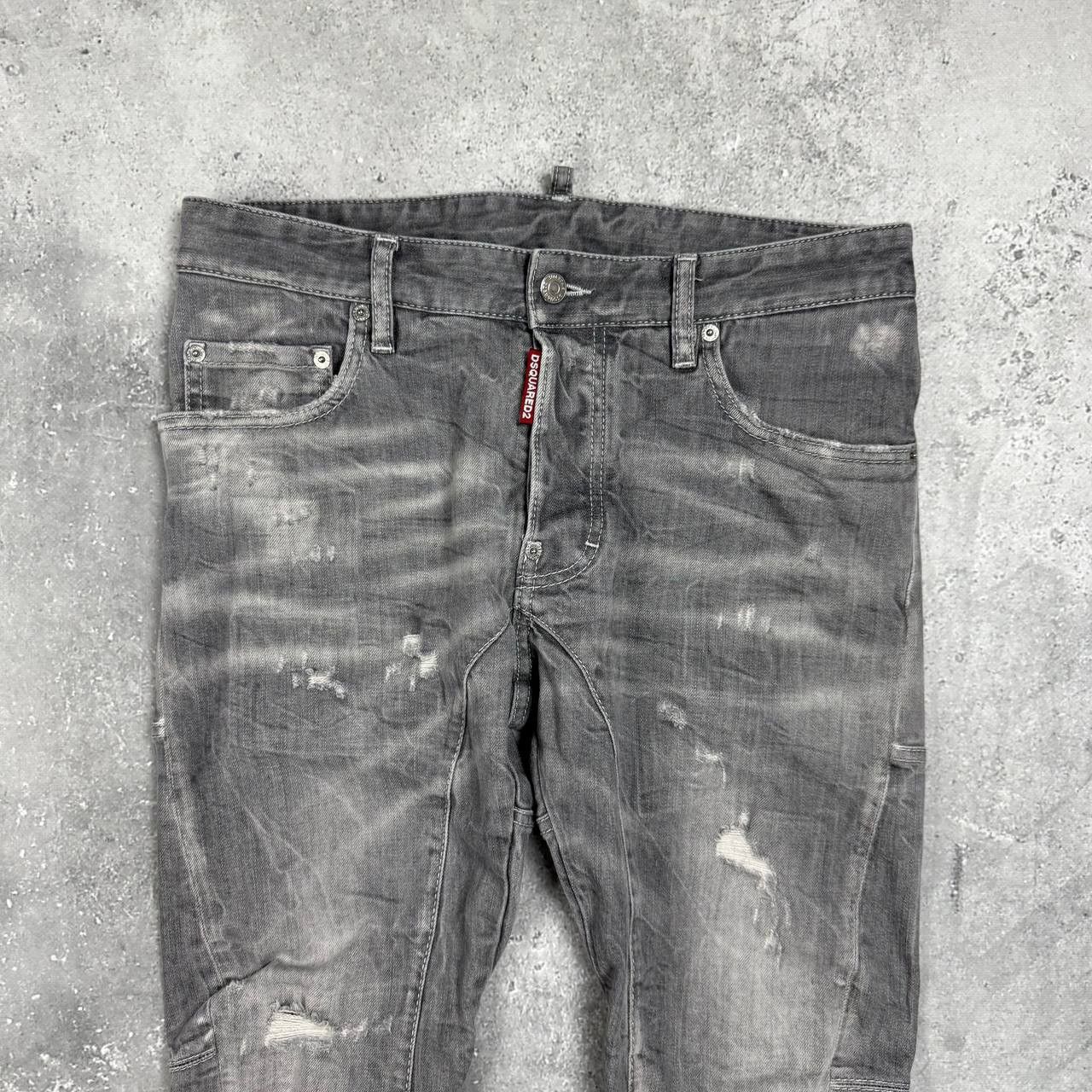 Dsquared2 Dsquared2 Tidy Biker Jeans Made In Italy Gray Size 46 Size US 30 / EU 46 - 3 Thumbnail