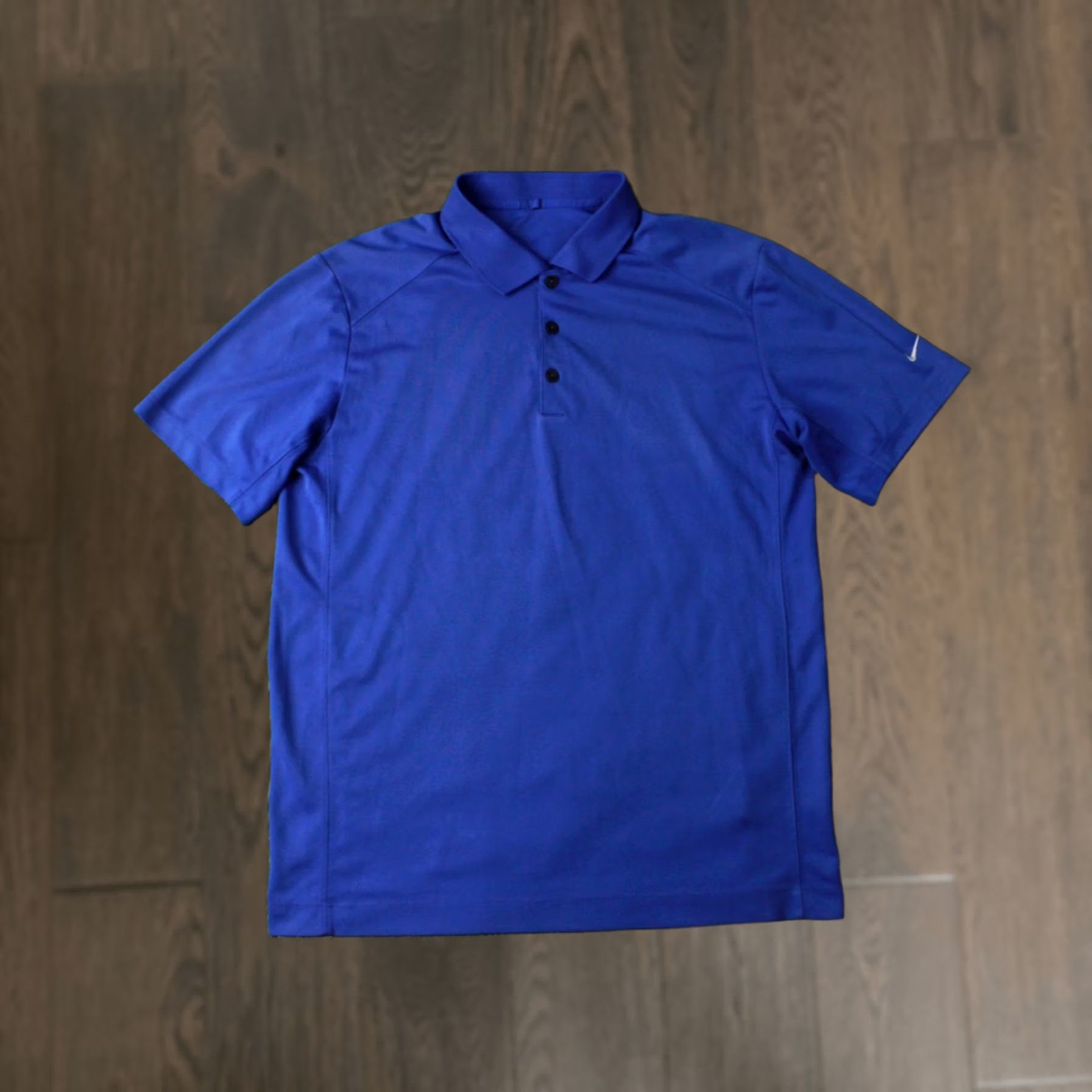 Nike NIKE GOLF DRI-FIT 2015 MEN POLO SHIRT BLUE Polo Shirt M Nike Golf Tout Performance Dri-Fit Mens Slim Short Sleeve Shirt Size US M / EU 48-50 / 2 - 1 Thumbnail