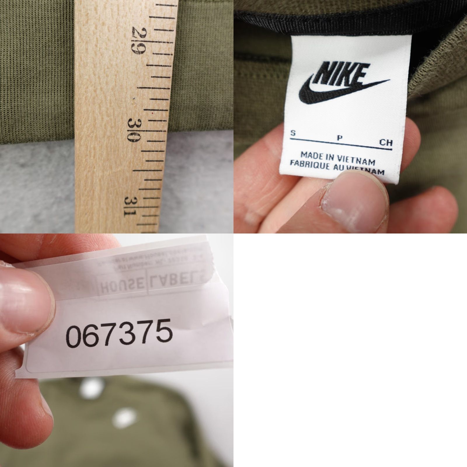 Nike Nike Sweatshirt Dress Mens S Long Green Tech Fleece Crewneck Pullover Gym Size S / US 4 / IT 40 - 8 Thumbnail
