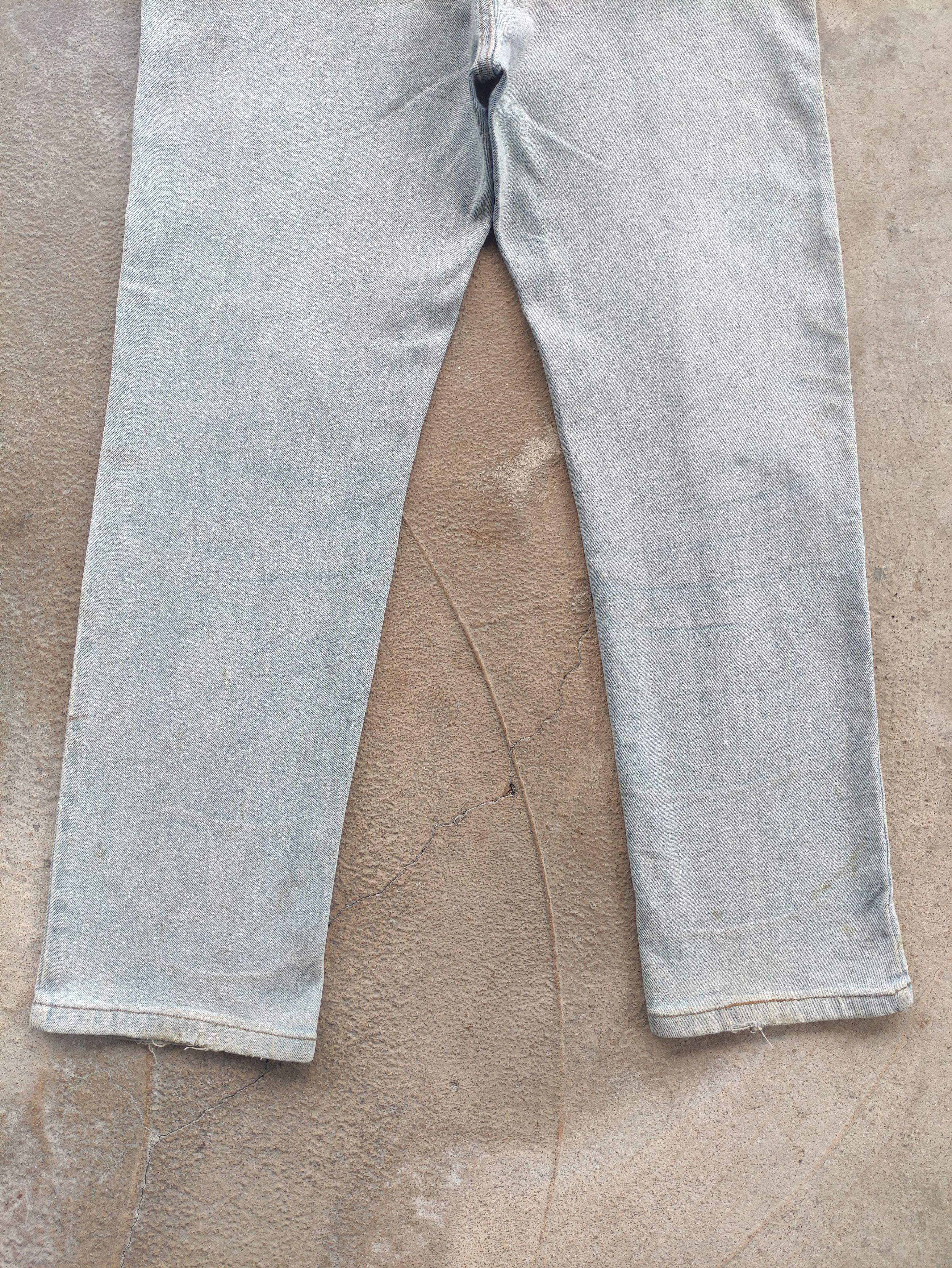 Japanese Brand Vintage OSJ Jean Distressed Faded Denim Size US 36 / EU 52 - 11 Thumbnail