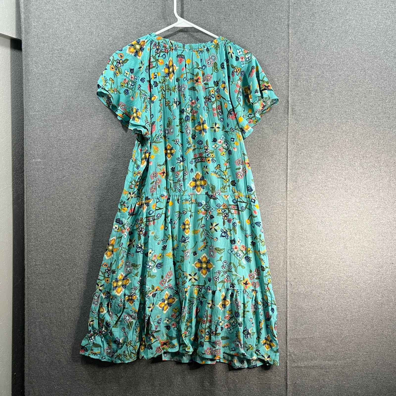 Other Canyon Retreat Petite Flutter Sleeve Dress Size L / US 10 / IT 46 - 2 Thumbnail
