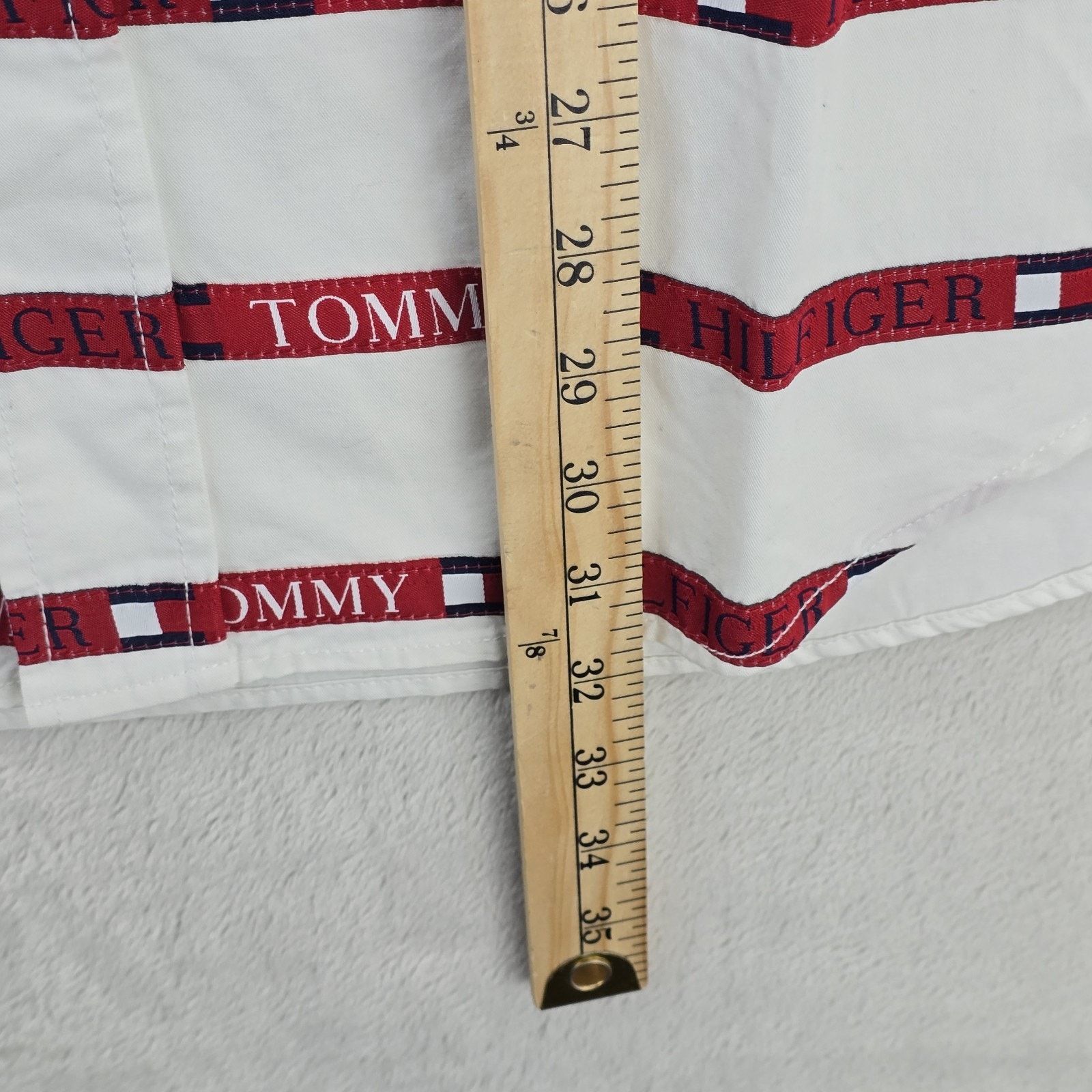Tommy Hilfiger Vtg Tommy Hilfiger Stripe Button Up Shirt Medium Y2K *FLAWS* Size US M / EU 48-50 / 2 - 13 Thumbnail