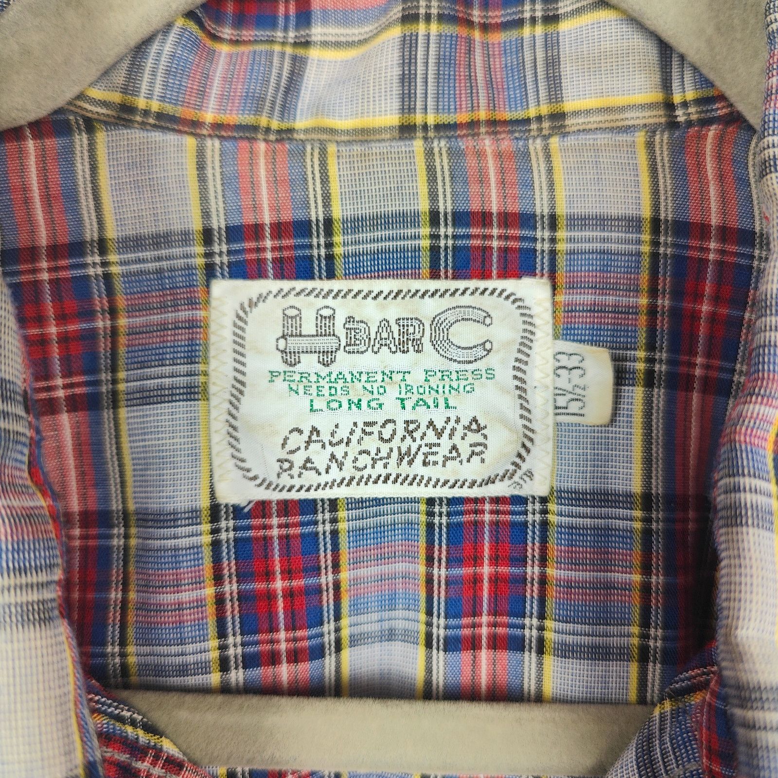Other Vintage H Bar C California Ranchwear Pearl Snap Western Size US S / EU 44-46 / 1 - 5 Thumbnail