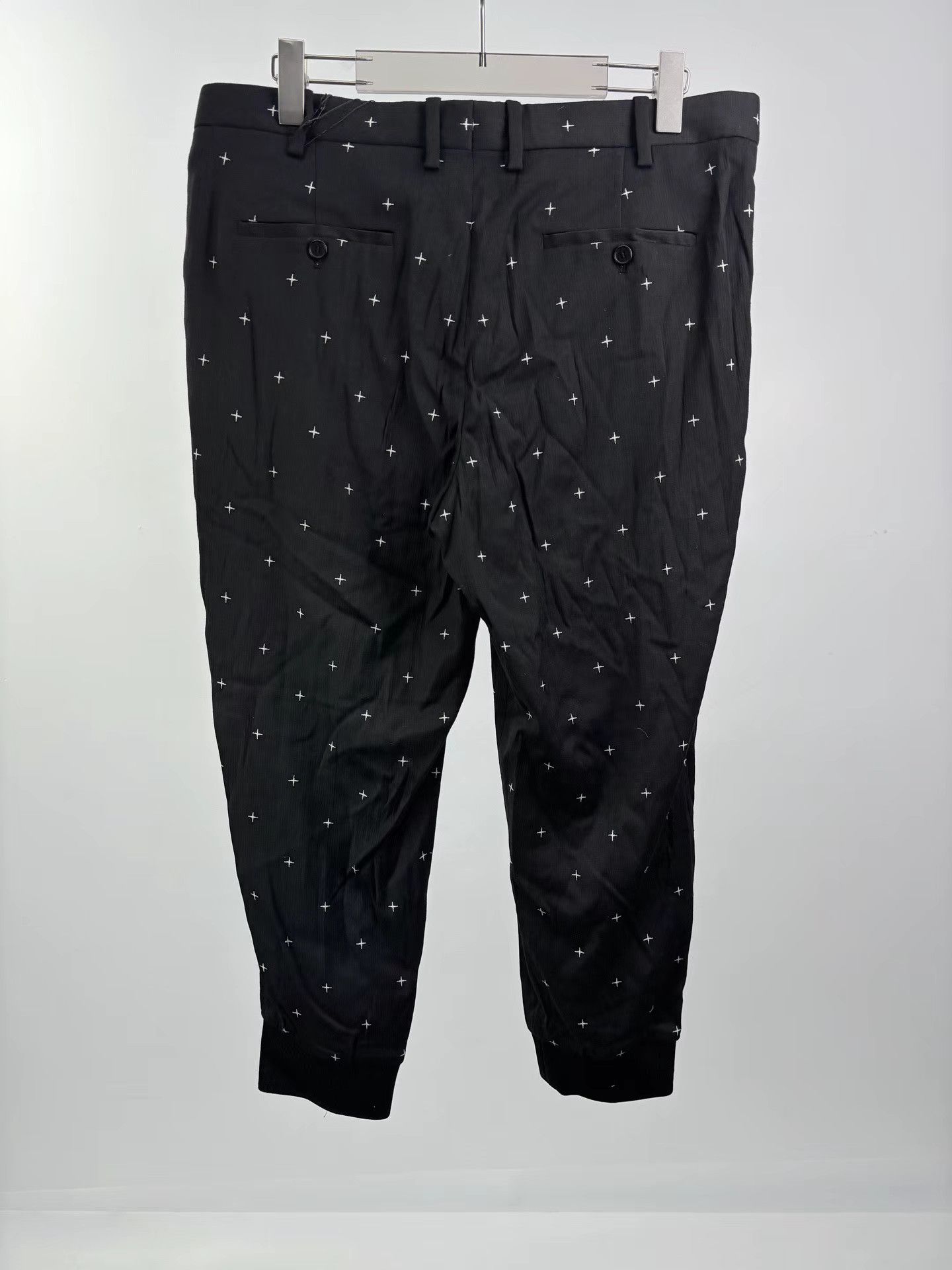 Neil Barrett NEIL BARRETT All-Over Star Print Wool Pants Size US 35 - 2 Thumbnail