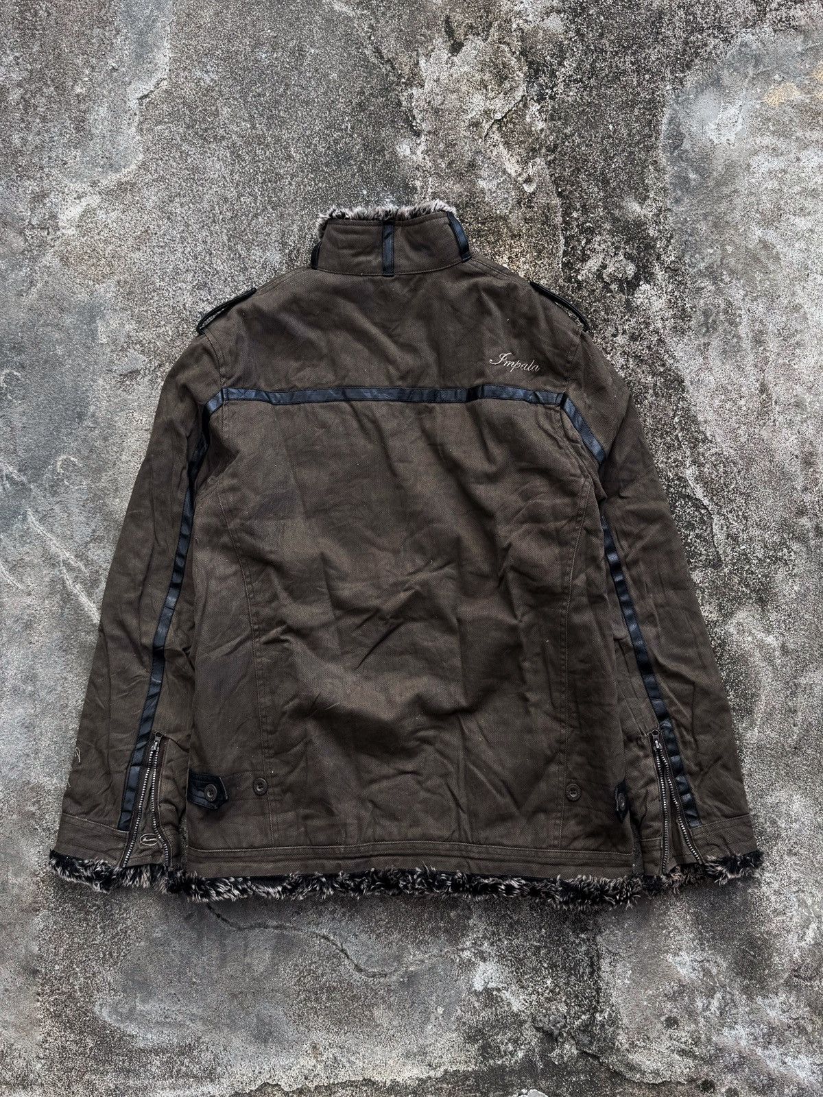 GOSTAR DE FUGA × Japanese Brand × Le Grande Bleu (L.G.B.) Fur jacket Impala ifsixwasnine style Size US L / EU 52-54 / 3 - 4 Thumbnail