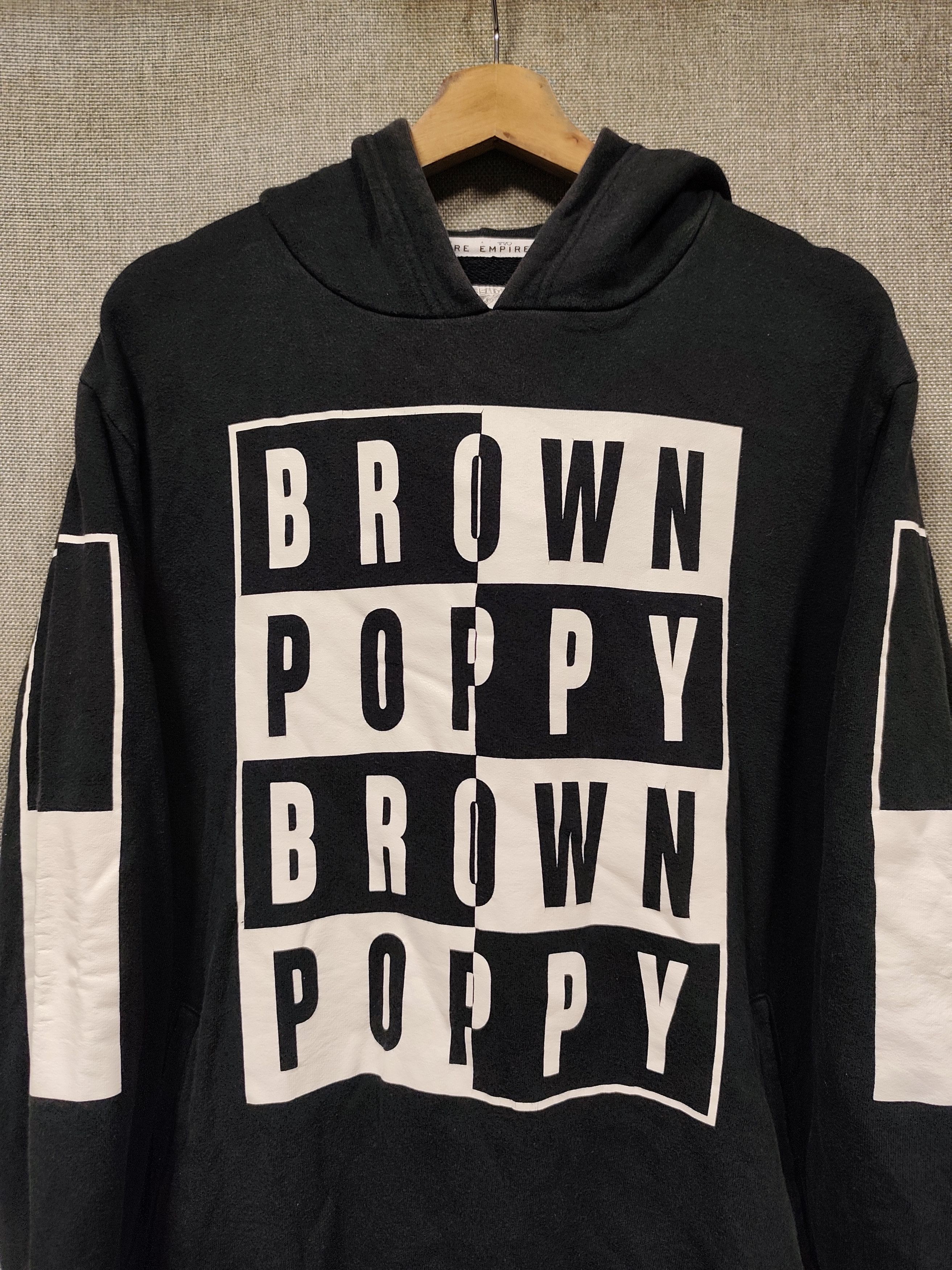 Rap Tees Sweatshirt hoodie poppy brown made in japan Size US M / EU 48-50 / 2 - 3 Thumbnail