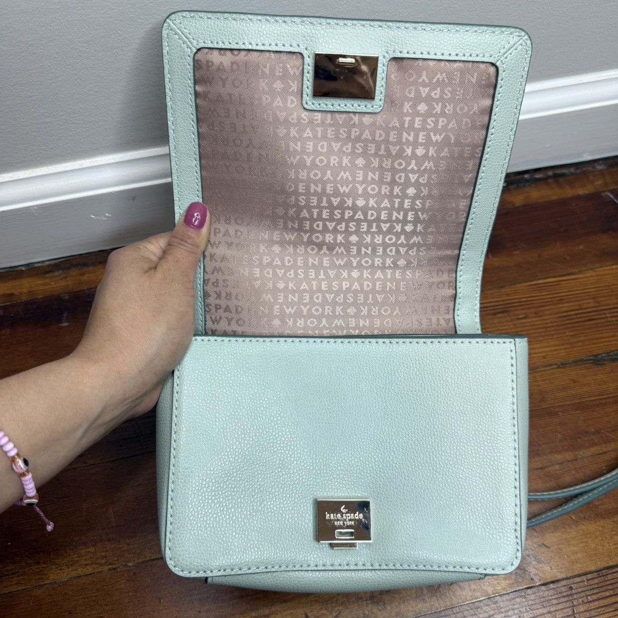 Kate Spade kate spade Mint Green Pebbled Leather Crossbody with Chain Size ONE SIZE - 5 Thumbnail
