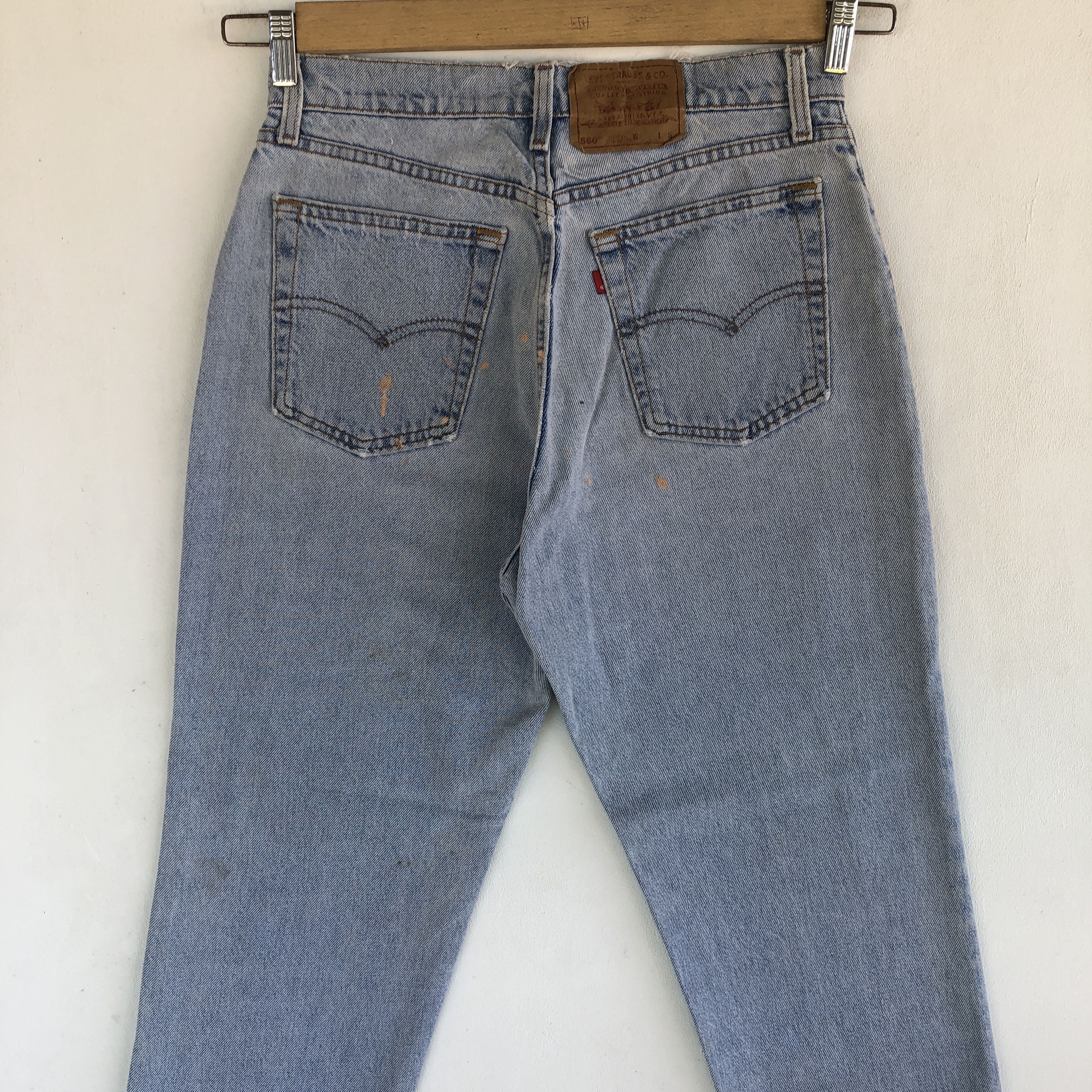 Levi's Vintage Levis 560 Light Wash Jeans Levi's Painter Denim Size 28" / US 6 / IT 42 - 4 Thumbnail