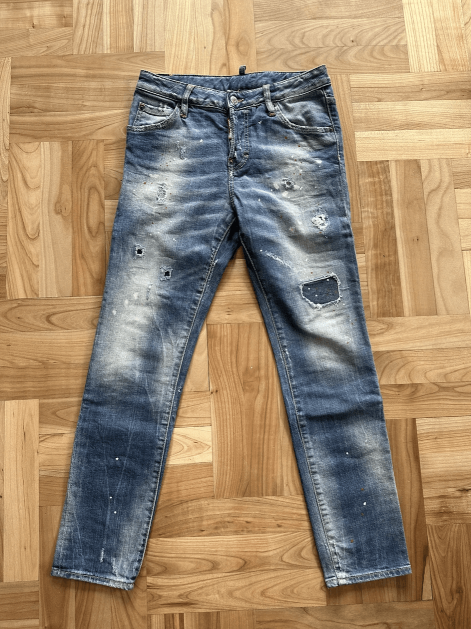 DSQ2 Dsquared2 Denim Jeans Cool Girl Jean Hawaiian Grunge