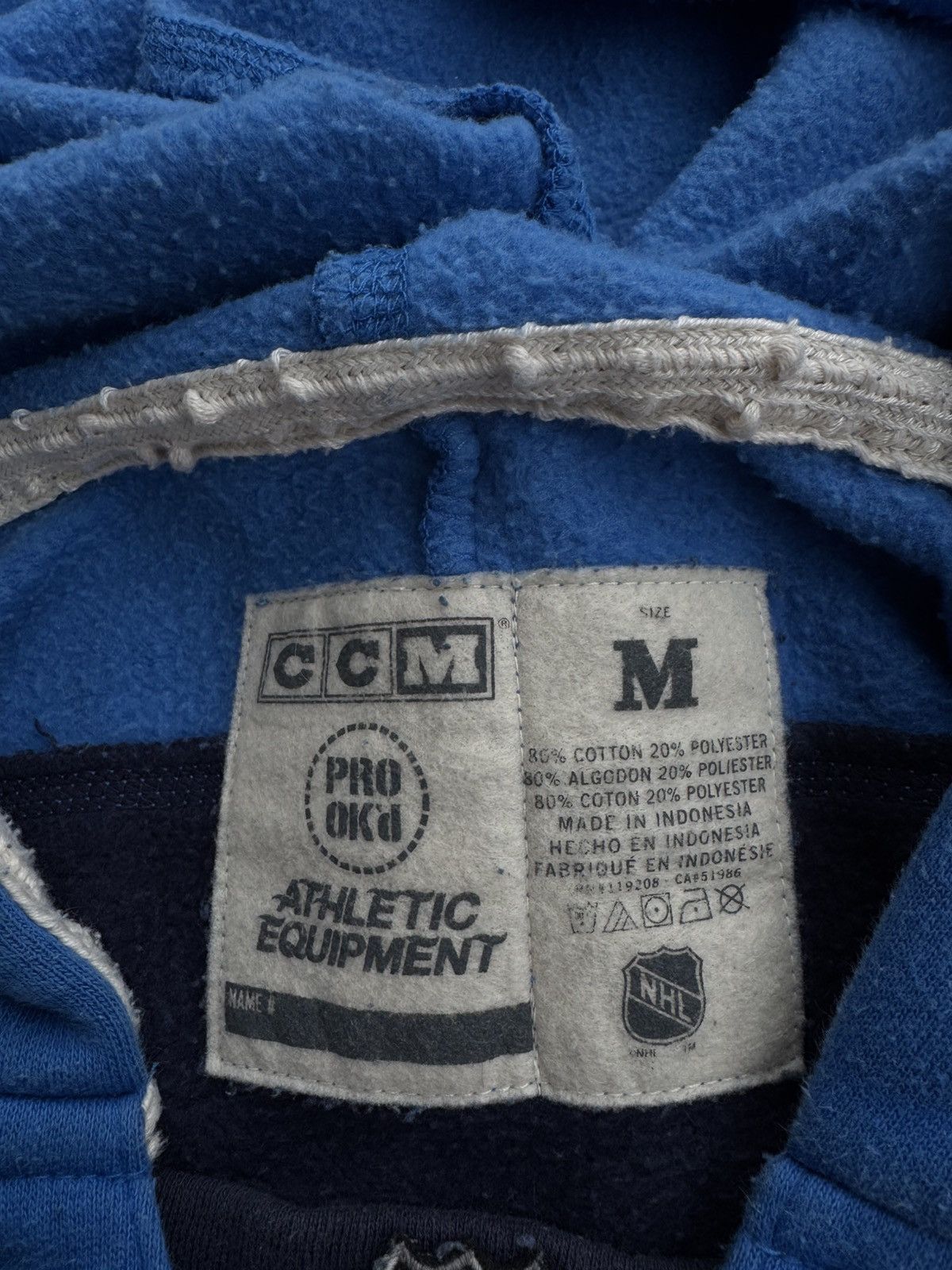 NHL × Vintage Vintage CCM NHL Winnipeg Jets Hockey Hoodie Size US M / EU 48-50 / 2 - 6 Thumbnail